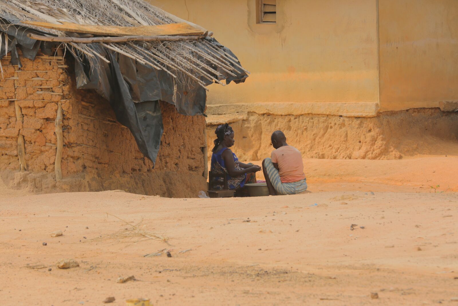 Canon EOS 5D Mark III sample photo. Village, africa, villagers photography