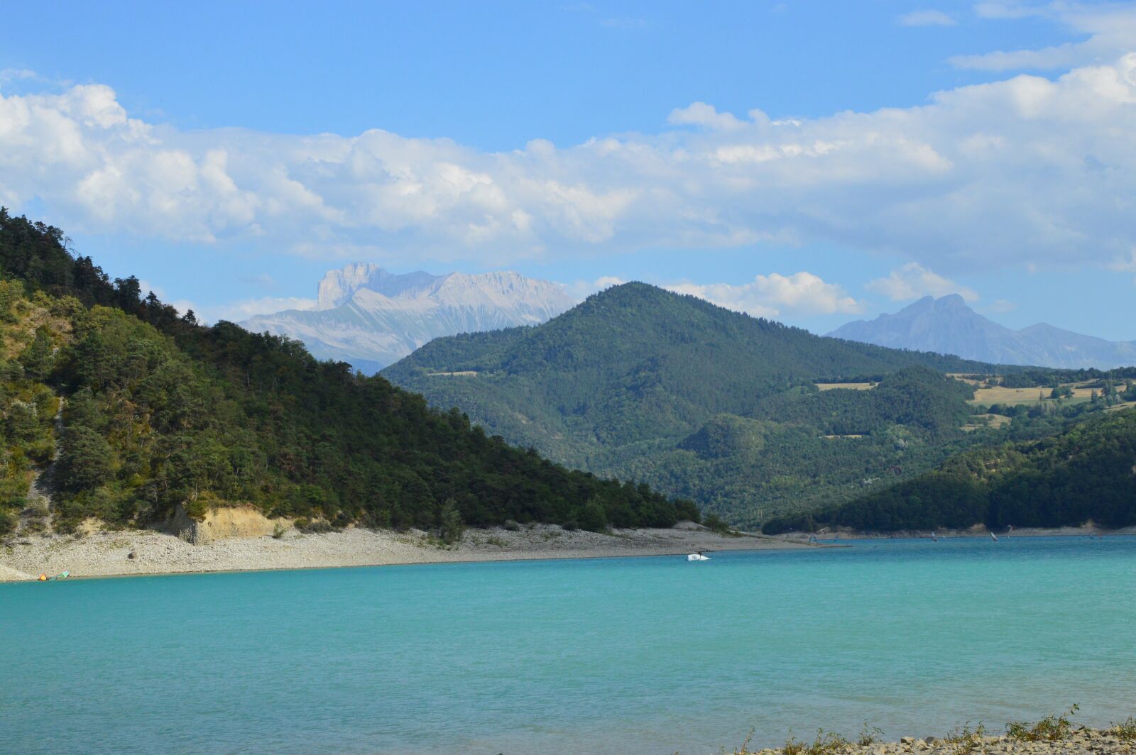 Nikon D3200 sample photo. Lake, dam, monteynard photography