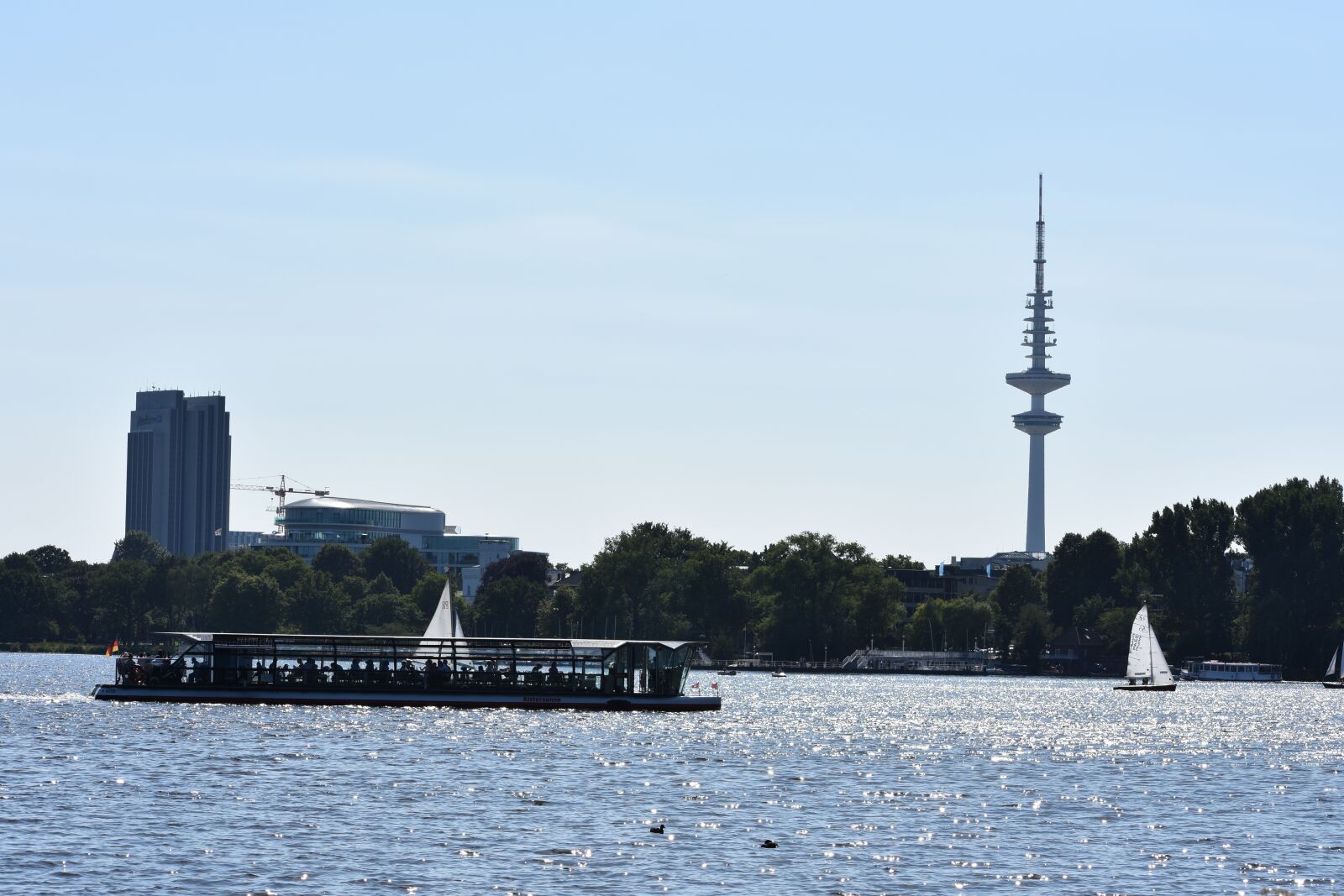 Nikon D3400 sample photo. Hamburg, german, alster photography