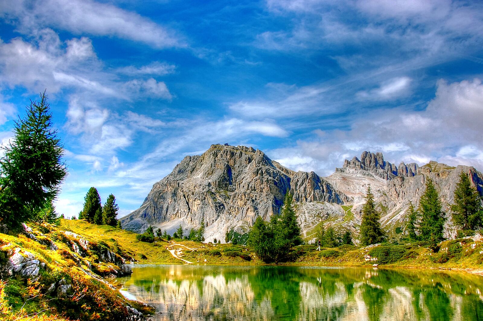 Nikon D40 sample photo. Lech limides, lagazuoi, bergsee photography