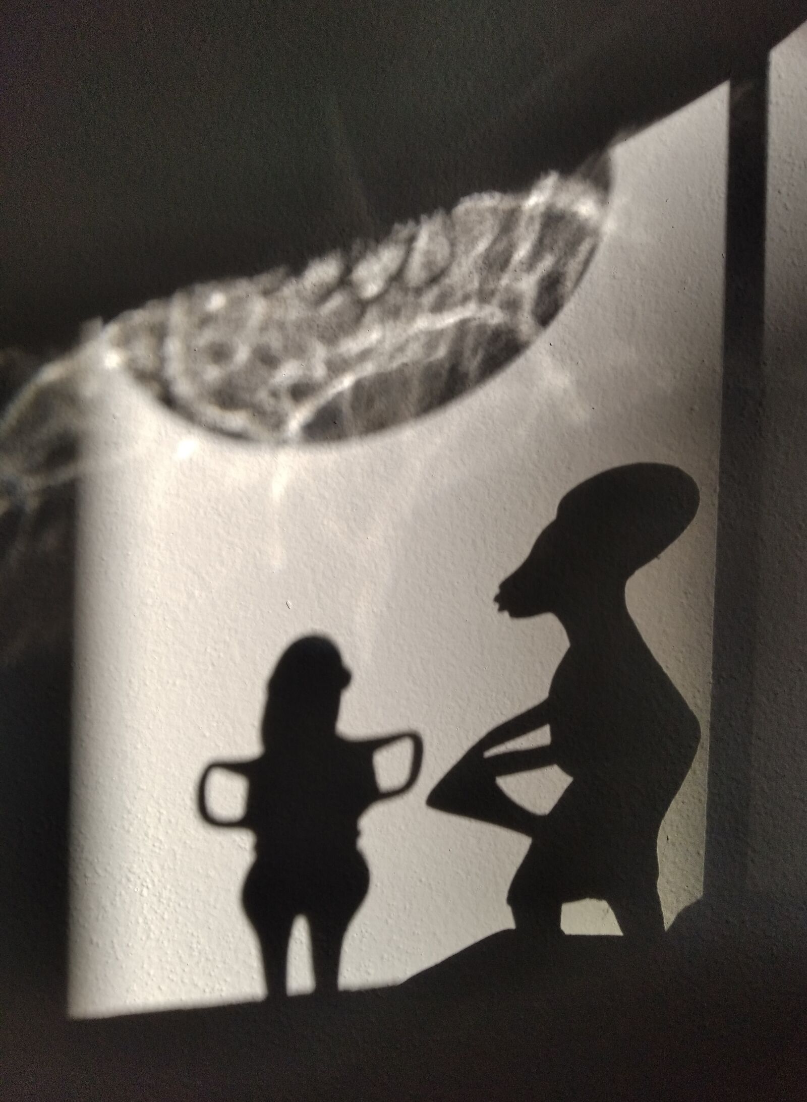 Xiaomi Redmi 7A sample photo. Shadow, african sculptures, dance photography