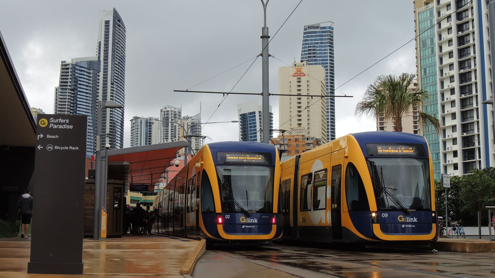 Nikon Coolpix P510 sample photo. Goldcoast, tram, gold photography