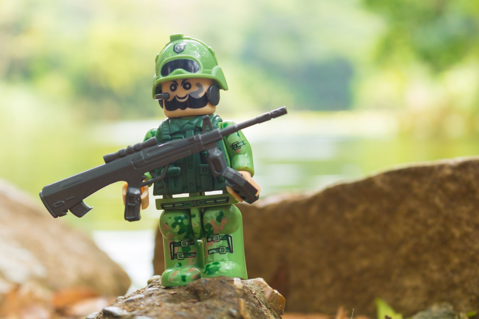 Canon EOS 750D (EOS Rebel T6i / EOS Kiss X8i) sample photo. Lego, nature, military photography