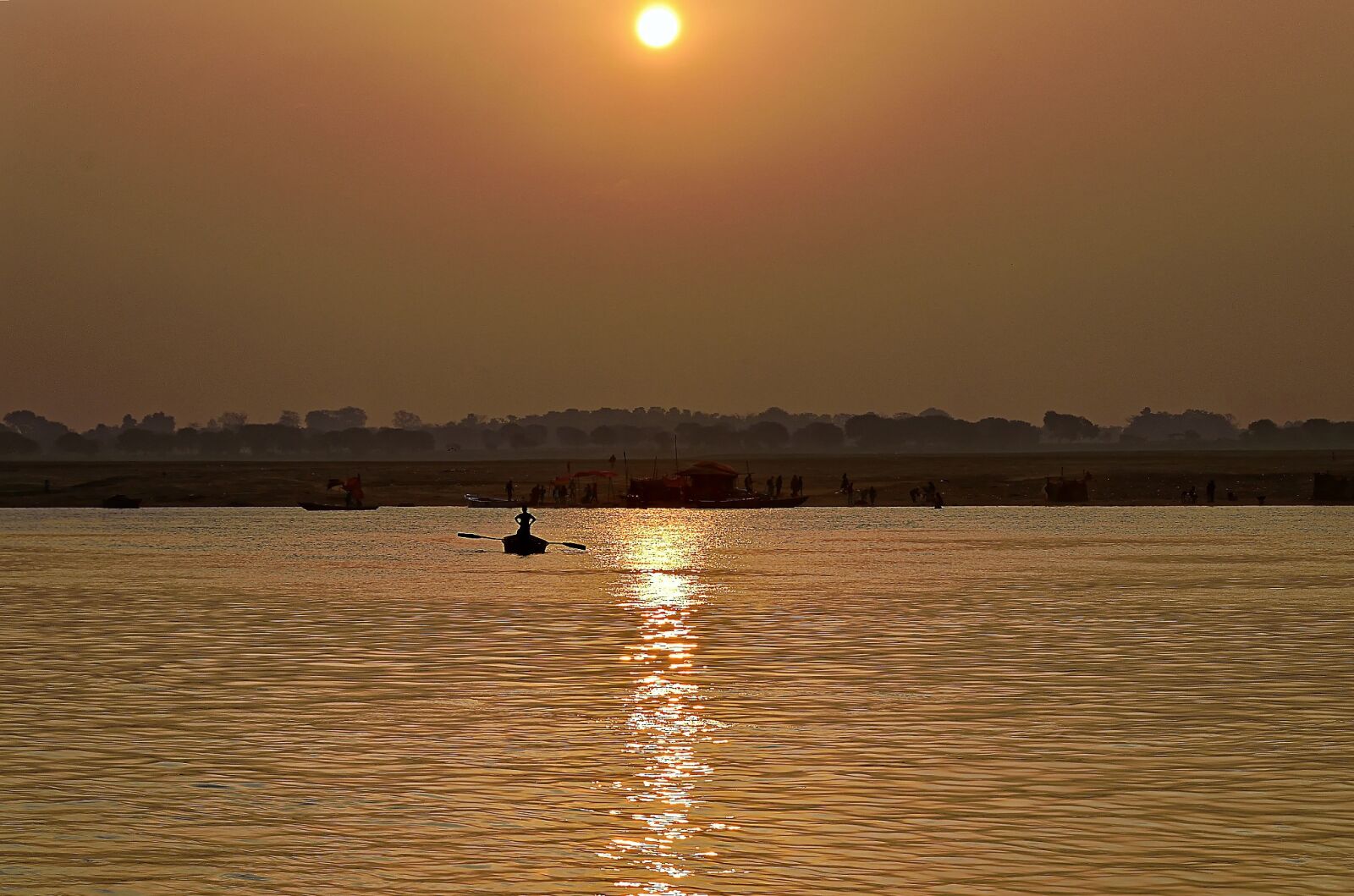 Nikon D7000 sample photo. India, ganges, sunset photography