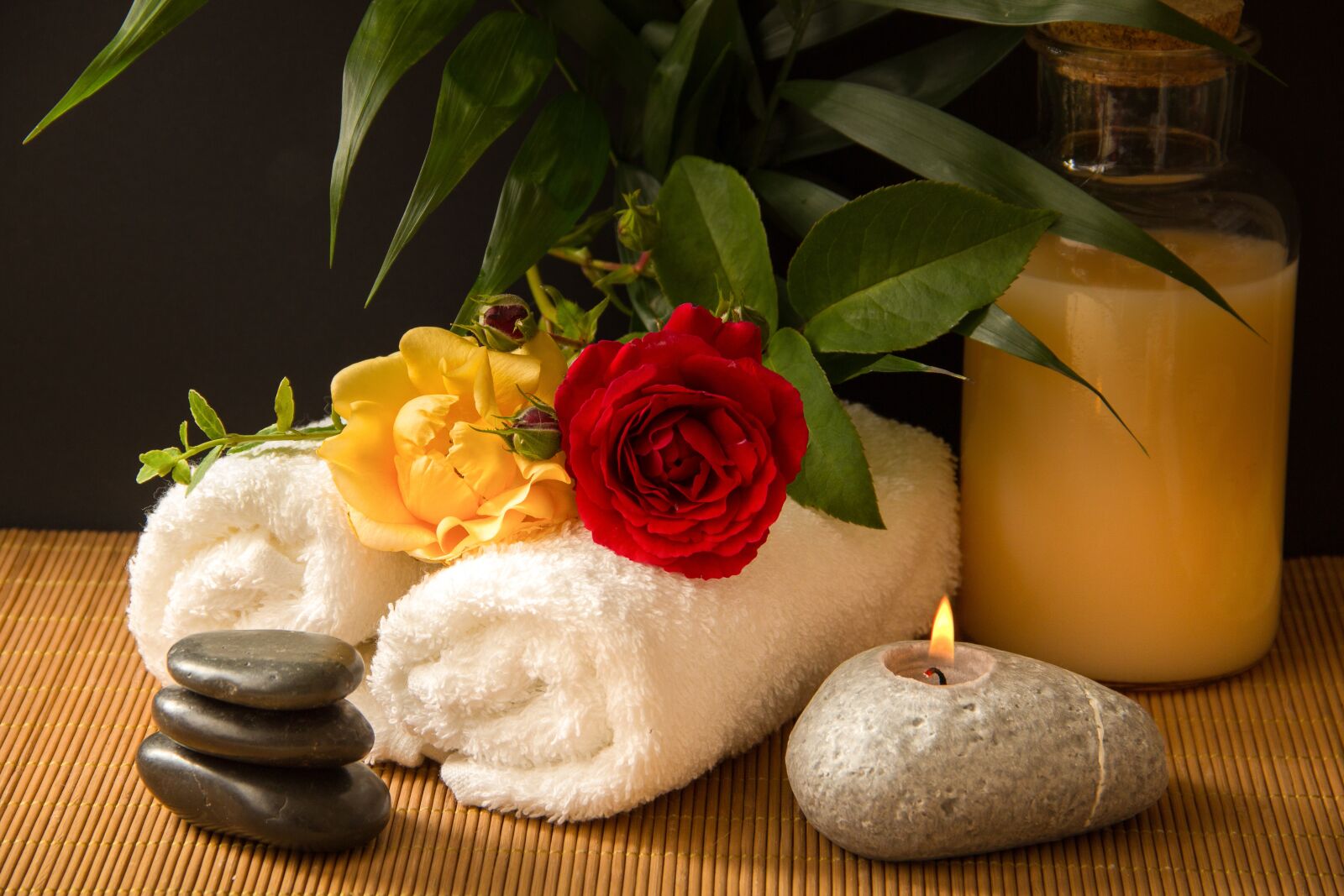 Canon EOS 600D (Rebel EOS T3i / EOS Kiss X5) sample photo. Wellness, carafe, towels photography