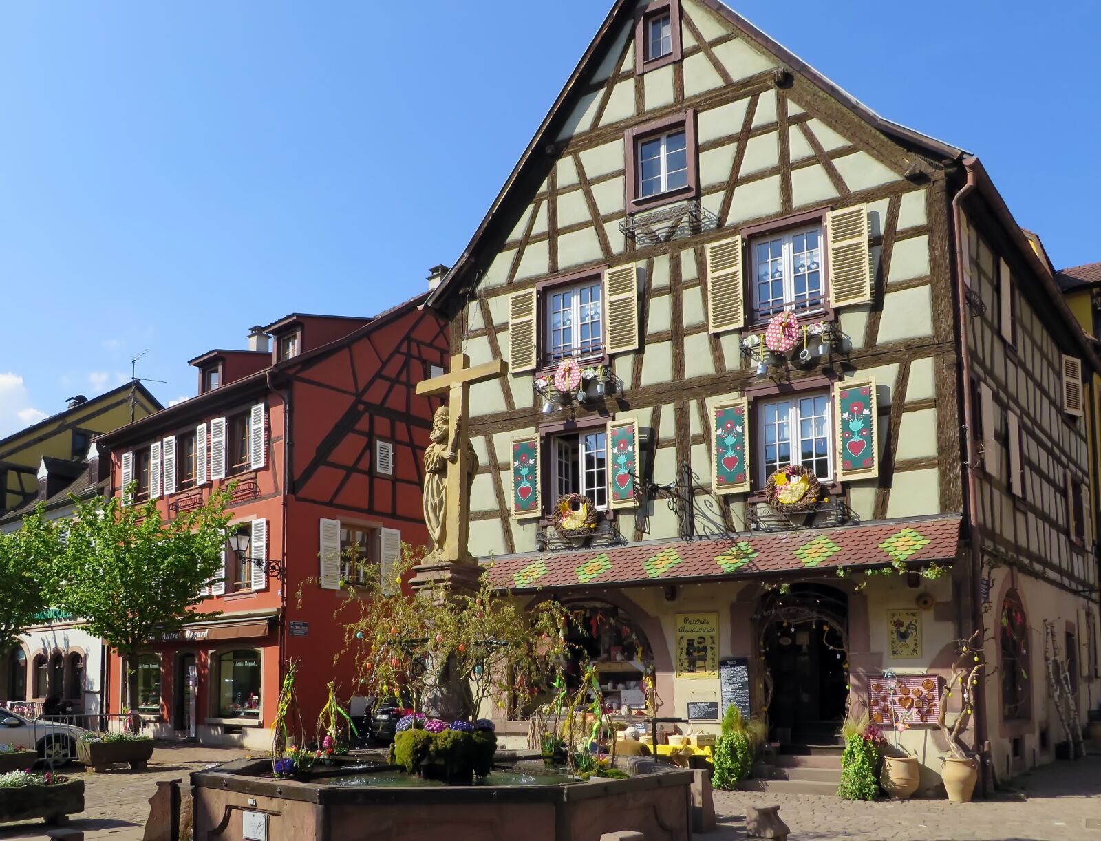 Canon PowerShot SX270 HS sample photo. Alsace, village, house photography