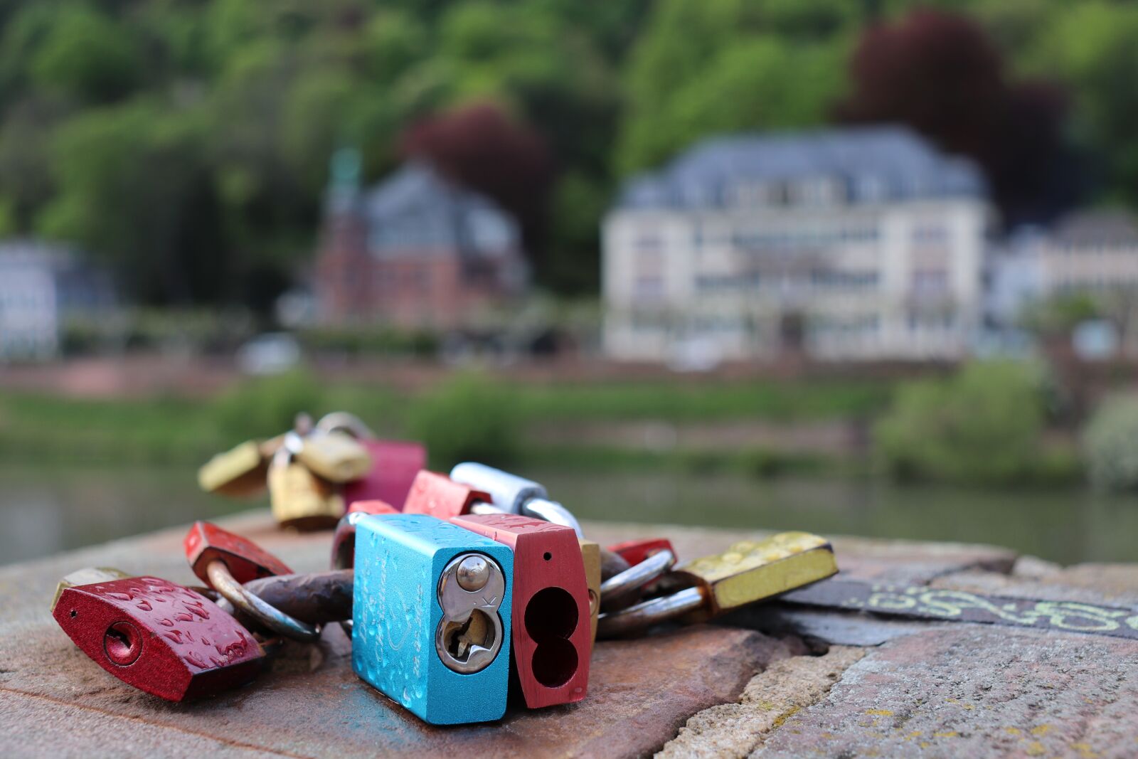 Canon EOS 77D (EOS 9000D / EOS 770D) sample photo. Castle, castles, love locks photography