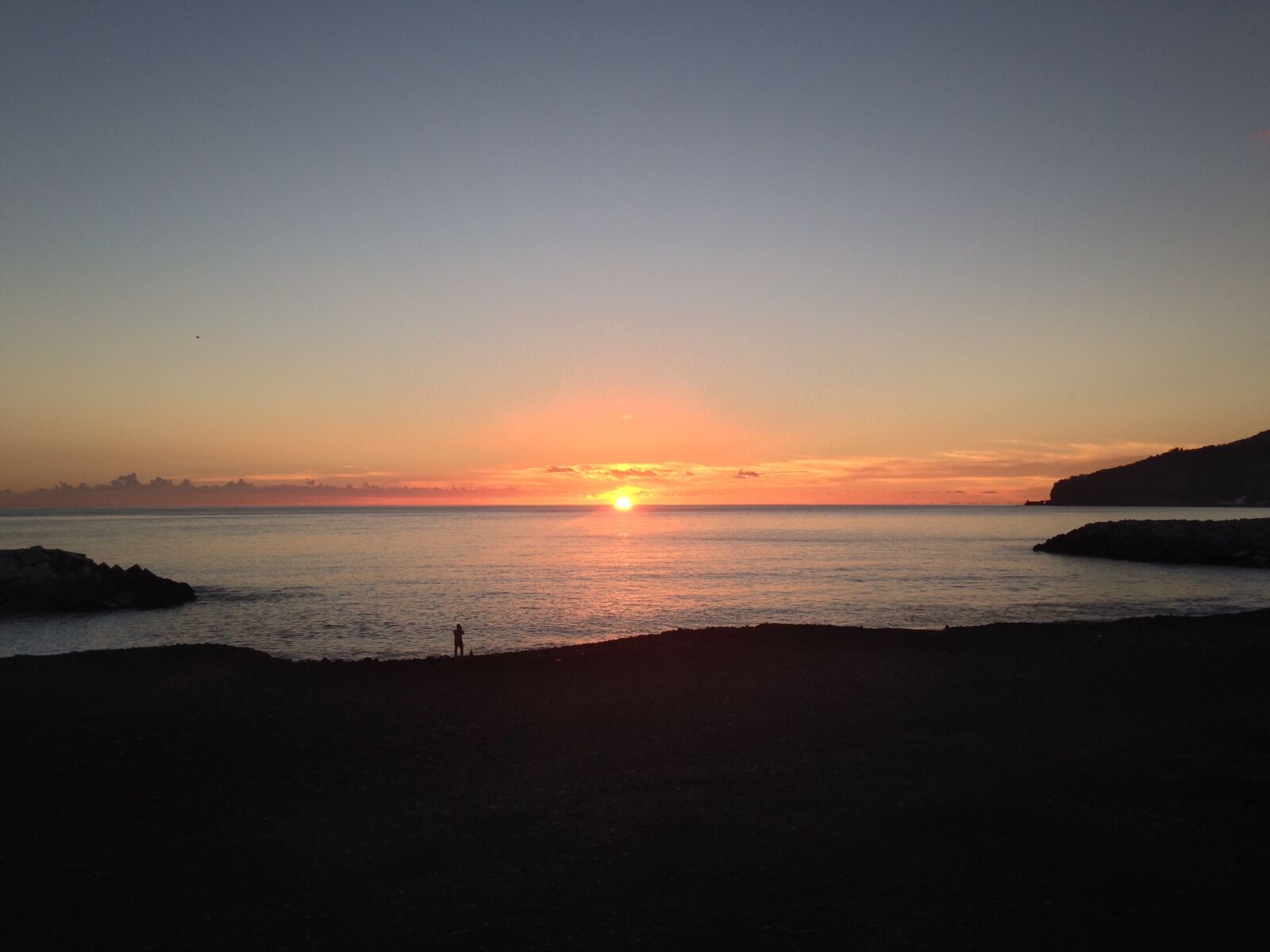 iPhone 5c back camera 4.12mm f/2.4 sample photo. Sunset, beach, portugal photography
