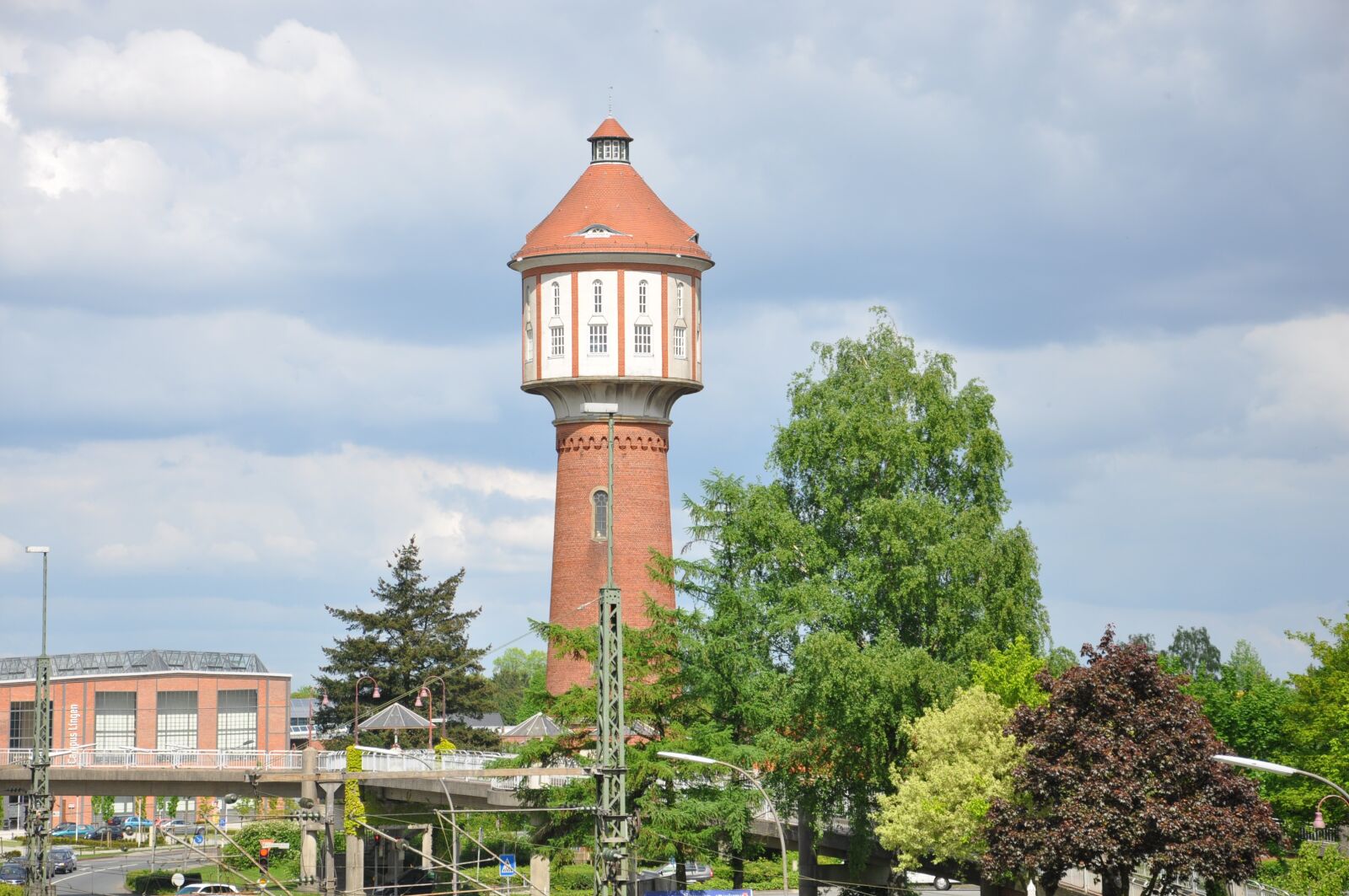 Nikon D90 sample photo. Lingen, water tower, lingen photography
