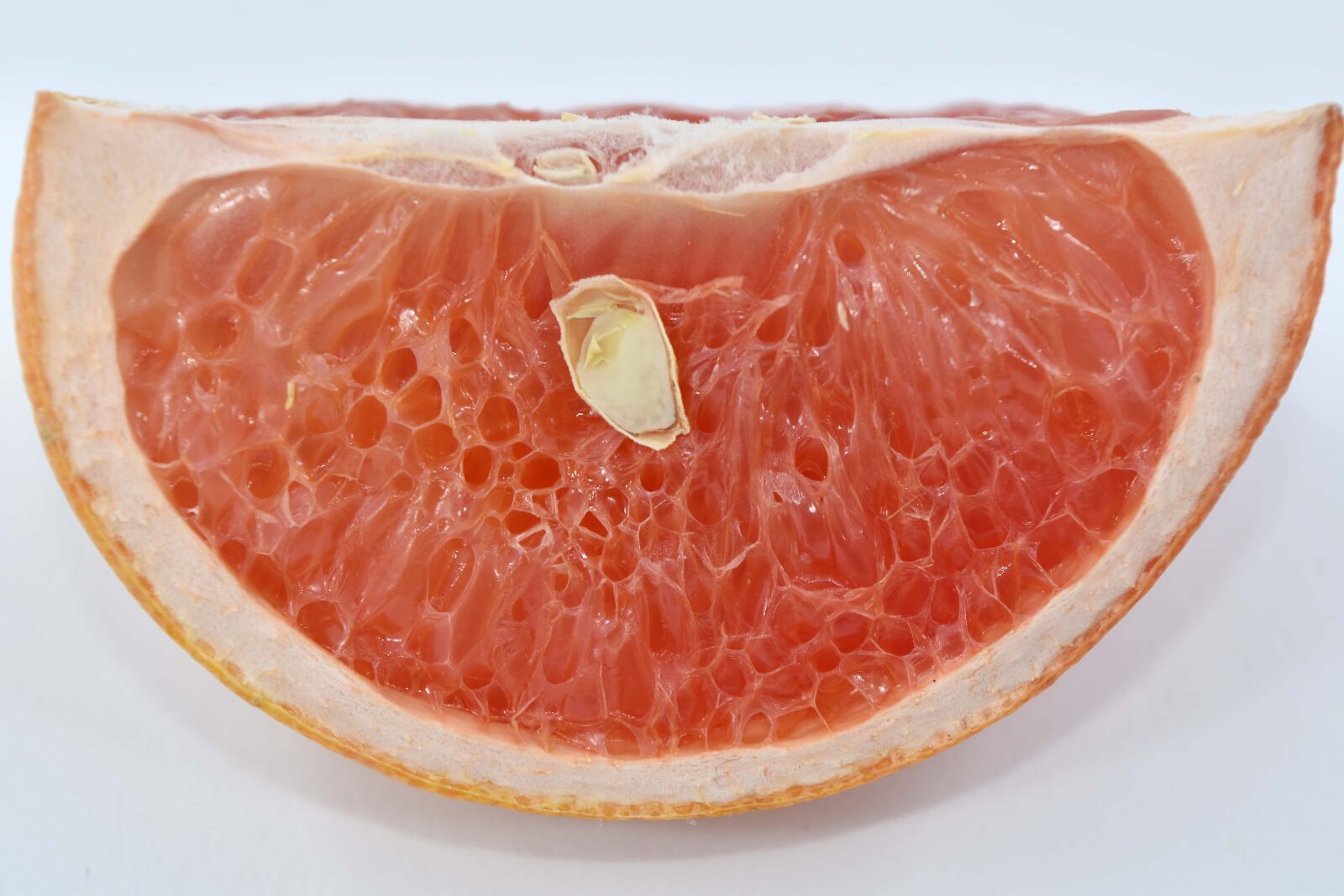 Nikon D5500 sample photo. Cross section, grapefruit, sweet photography