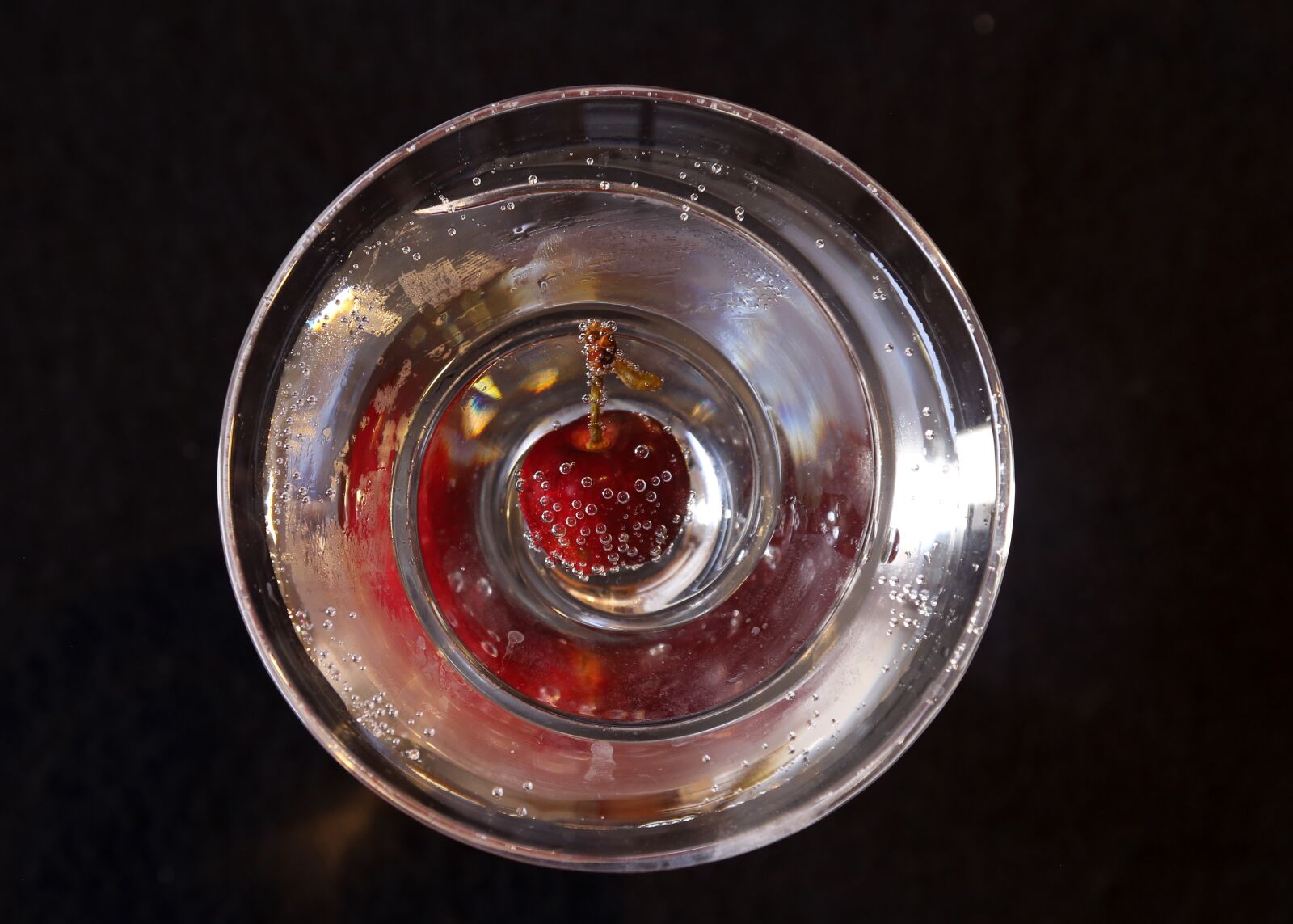 Canon EOS 6D + Canon EF 24-105mm F4L IS USM sample photo. Martini glass, cherry, cocktail photography