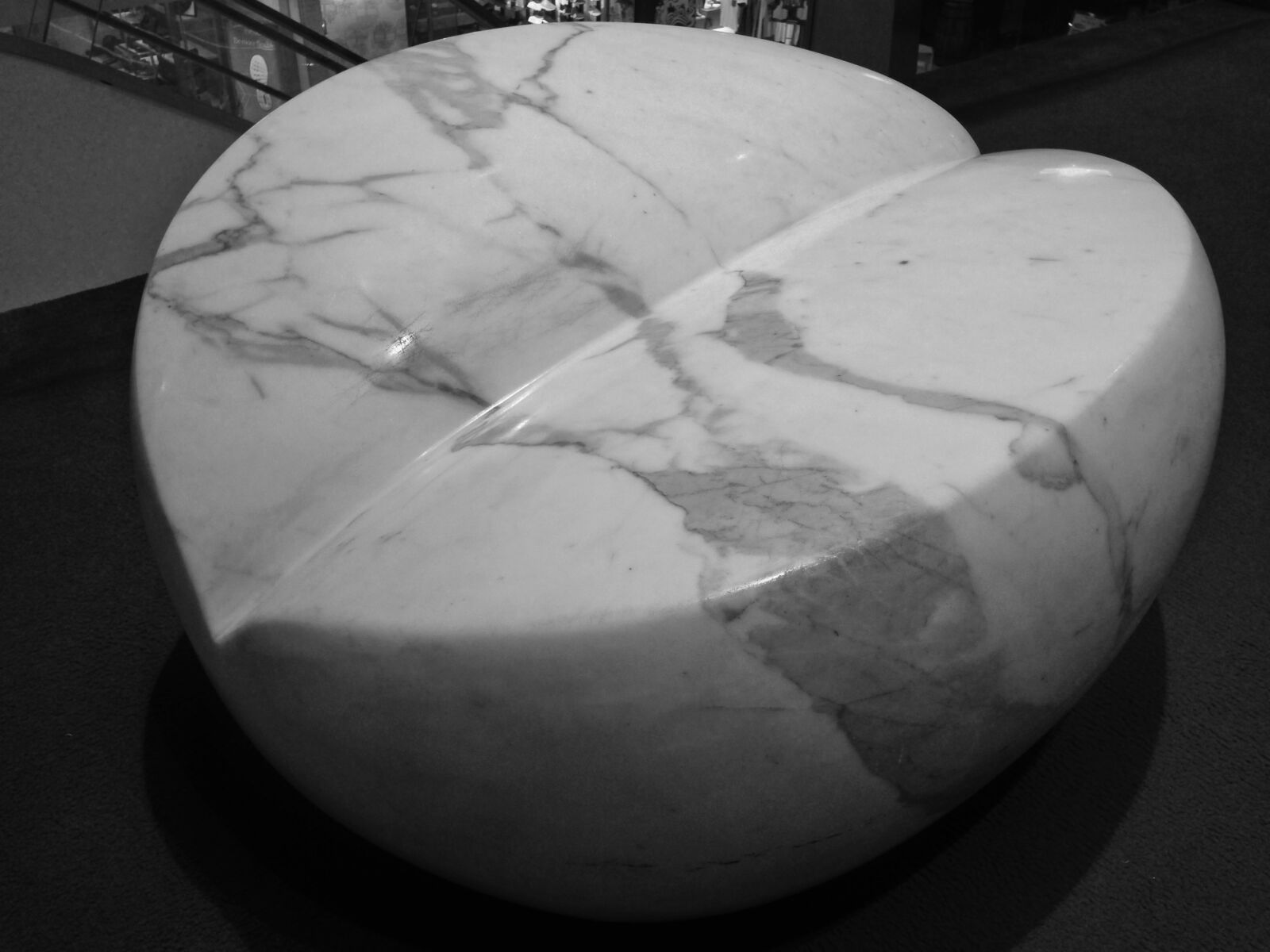 iPhone 5c back camera 4.12mm f/2.4 sample photo. Chair, marble photography