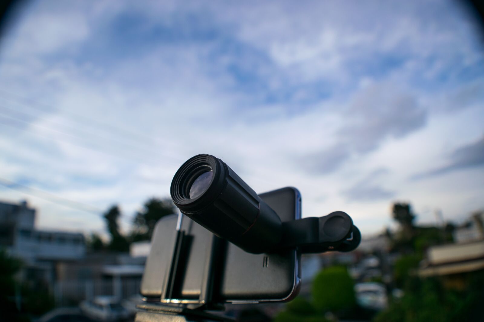 Nikon D3300 sample photo. Phone, sky, lens photography