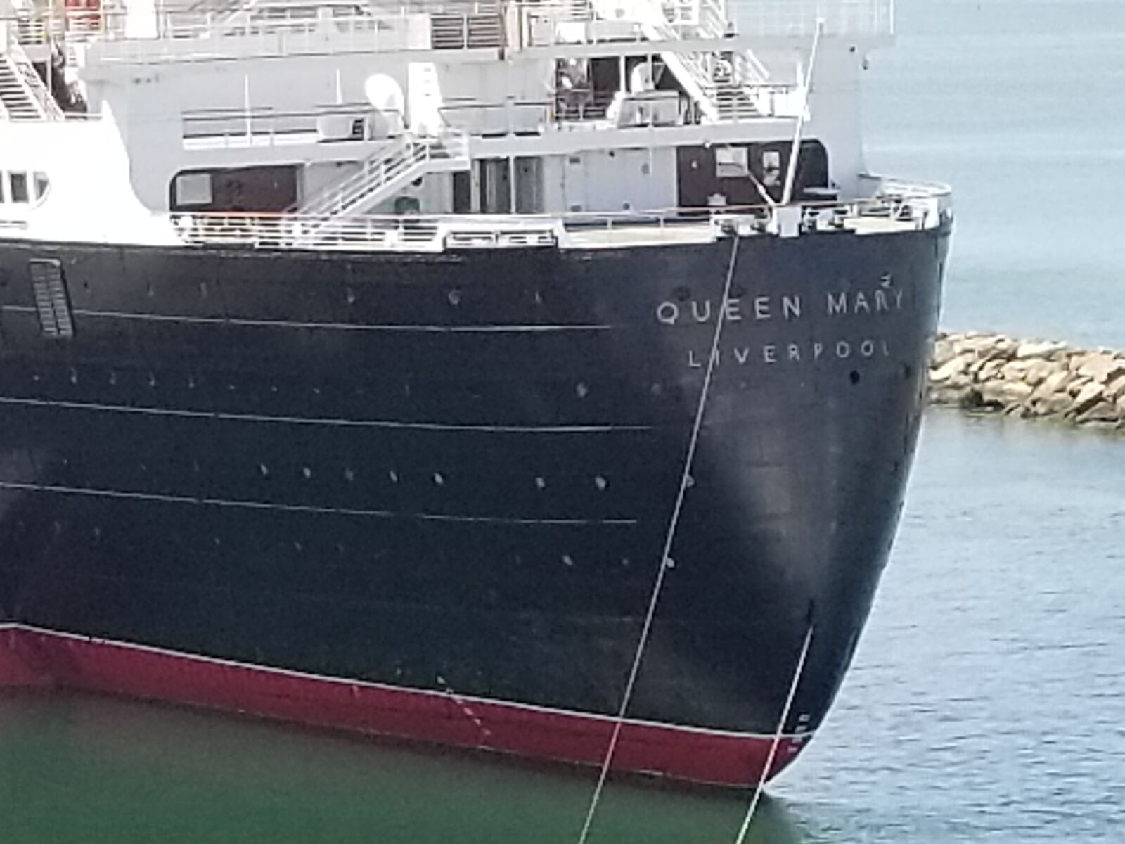 Samsung Galaxy S8 sample photo. Queen mary, ship, cruise photography