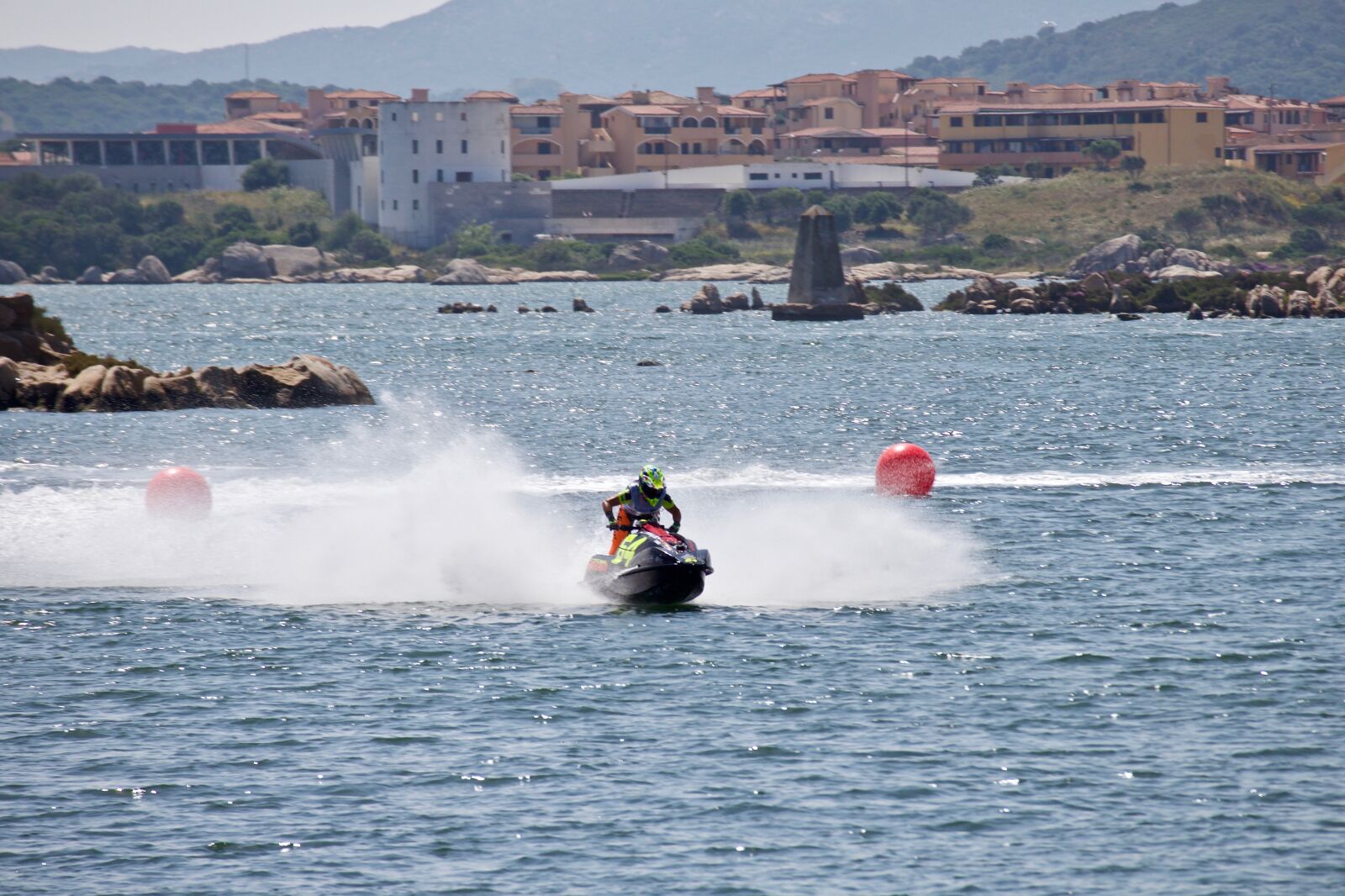 Canon EOS M sample photo. Water bike, sea, splash photography