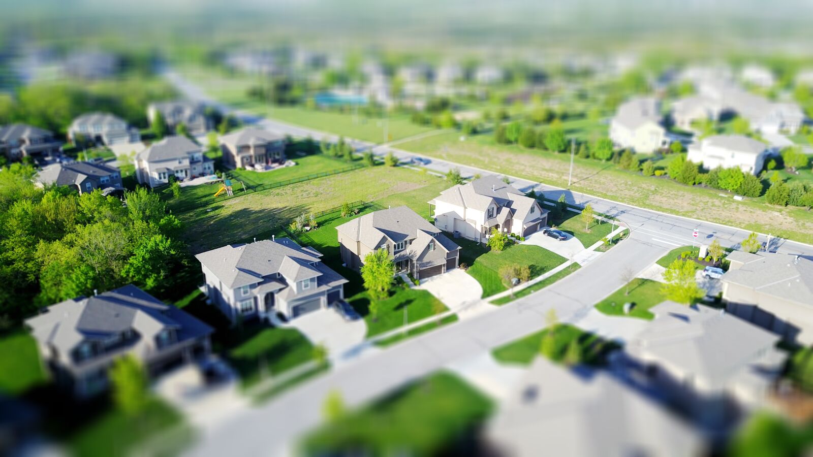 DJI FC220 sample photo. Aerial, neighborhood photography