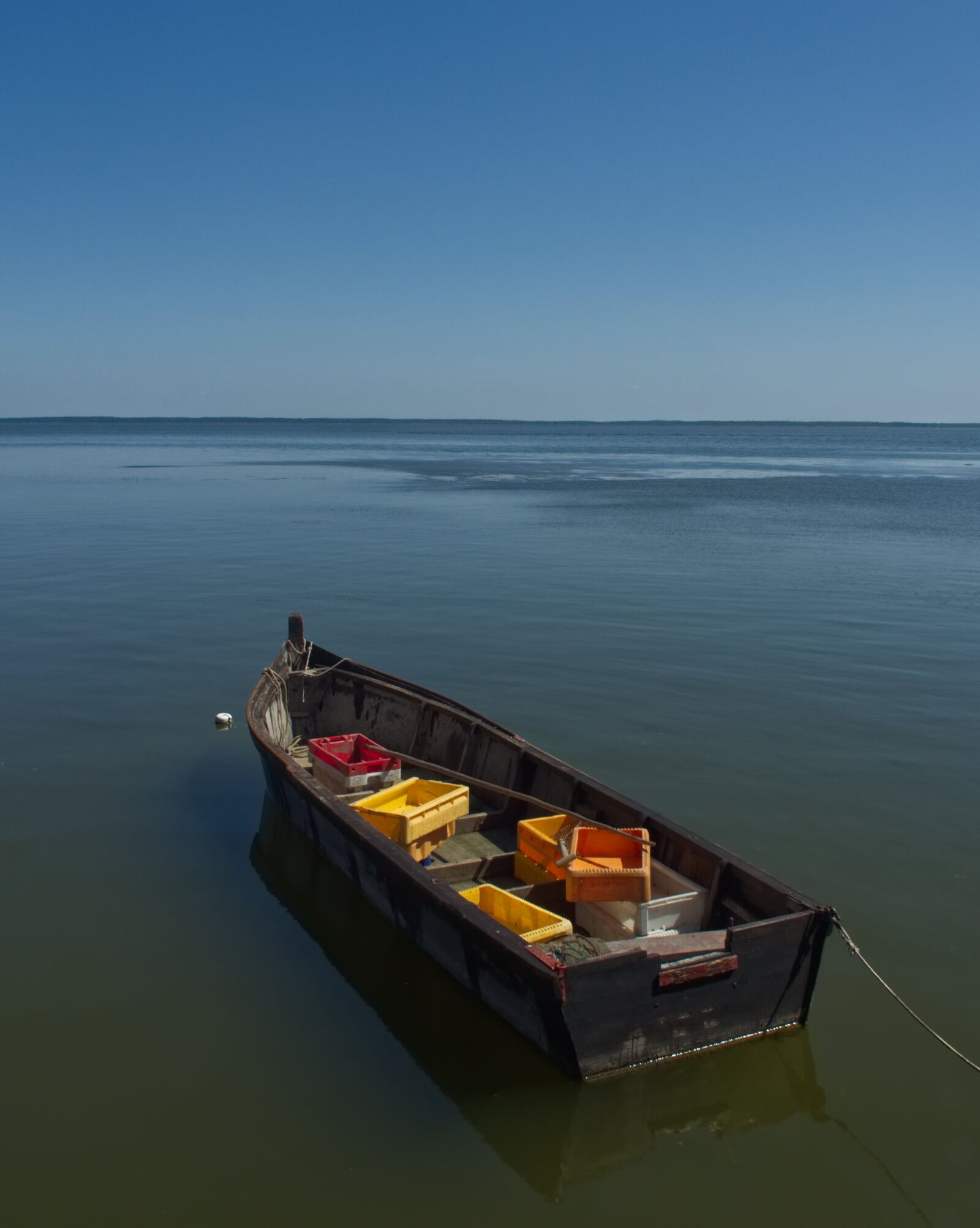 Olympus OM-D E-M5 II sample photo. Boat, fishing boat, curonian photography