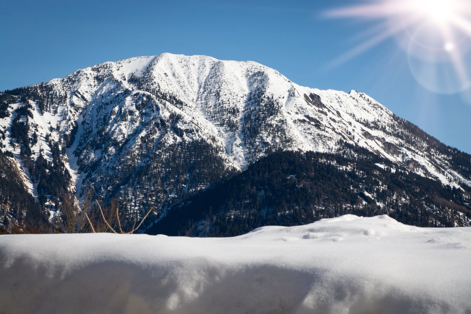 Nikon D7100 sample photo. Mountain, winter, wintry photography