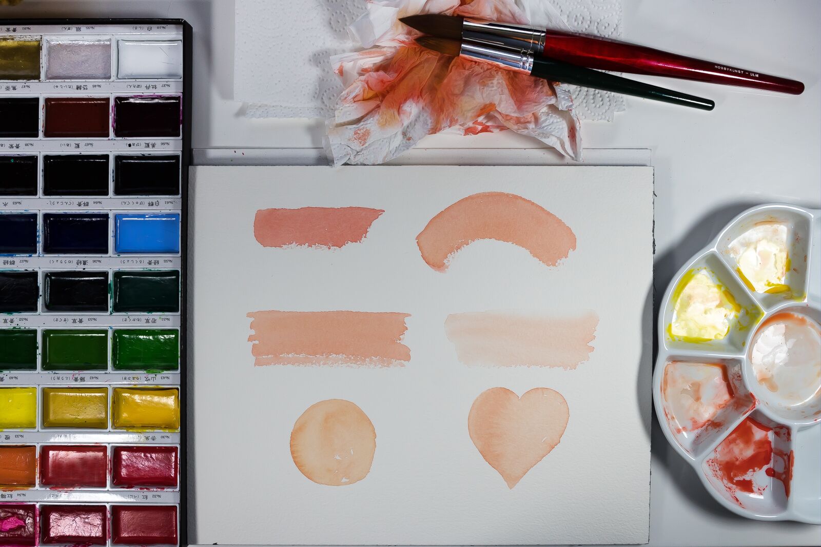 Canon EOS 1300D (EOS Rebel T6 / EOS Kiss X80) sample photo. Watercolour, orange, peach photography