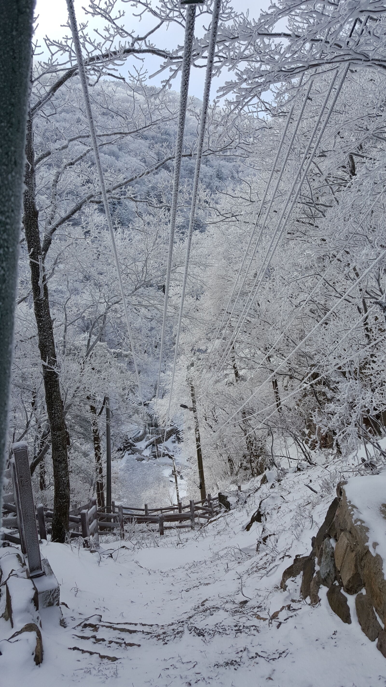 Samsung Galaxy Note5 sample photo. Korea, mountain, taebaeksan, winter photography