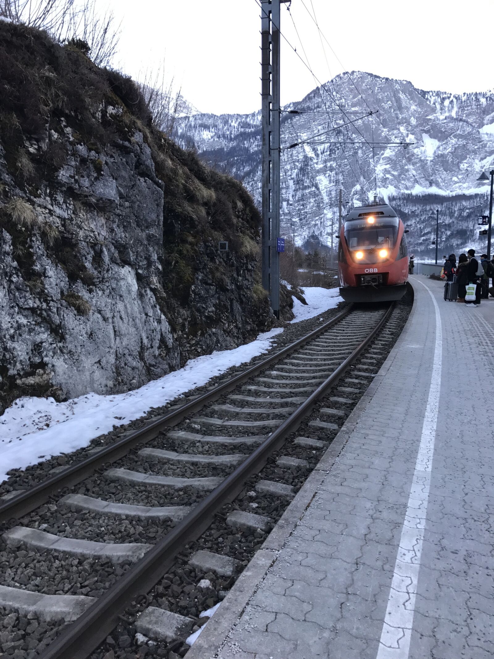 Apple iPhone 7 Plus sample photo. Train, snow, railway photography
