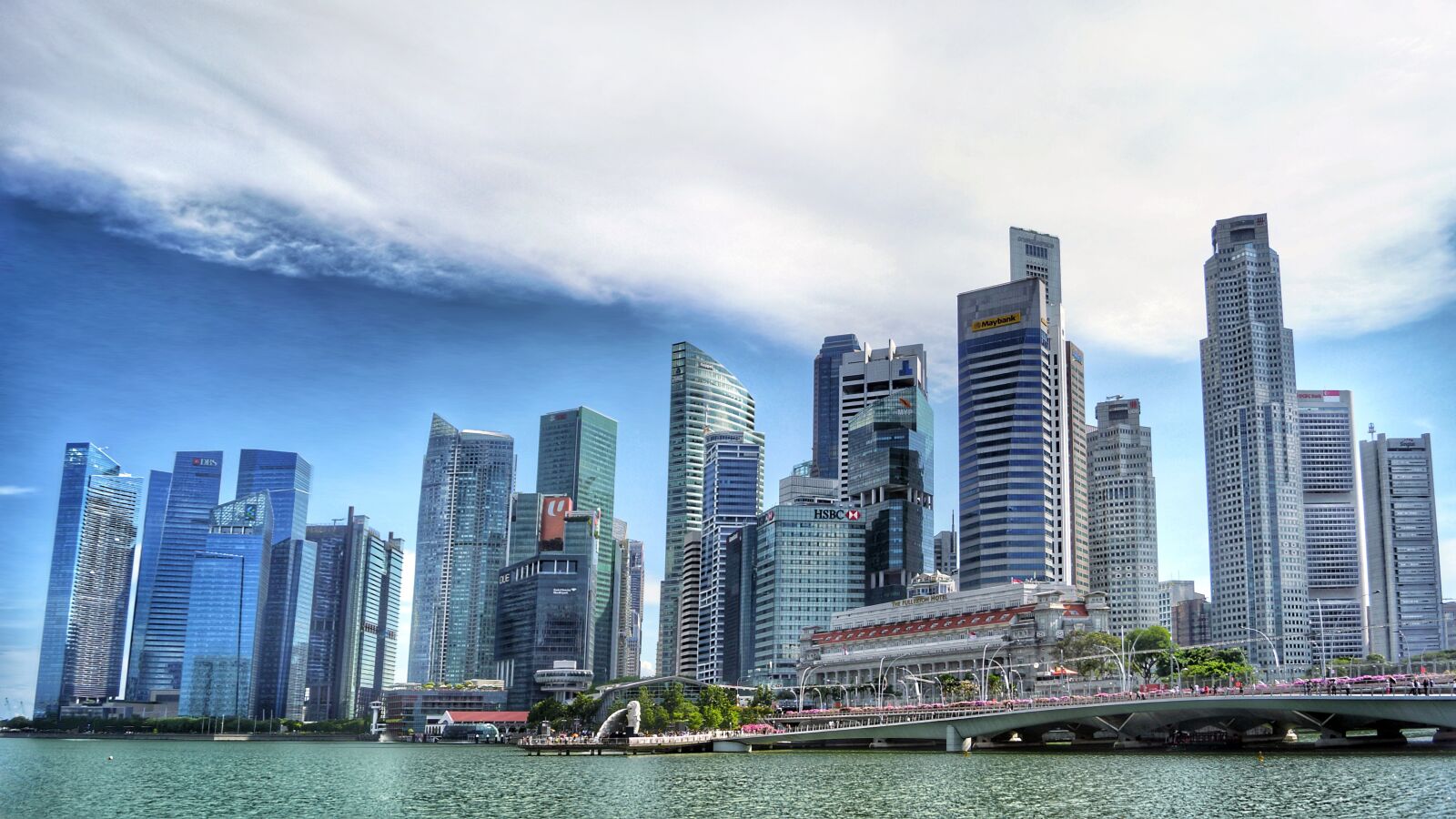 Sony SLT-A65 (SLT-A65V) + Sony DT 18-55mm F3.5-5.6 SAM sample photo. Singapore, singapore river, skyline photography