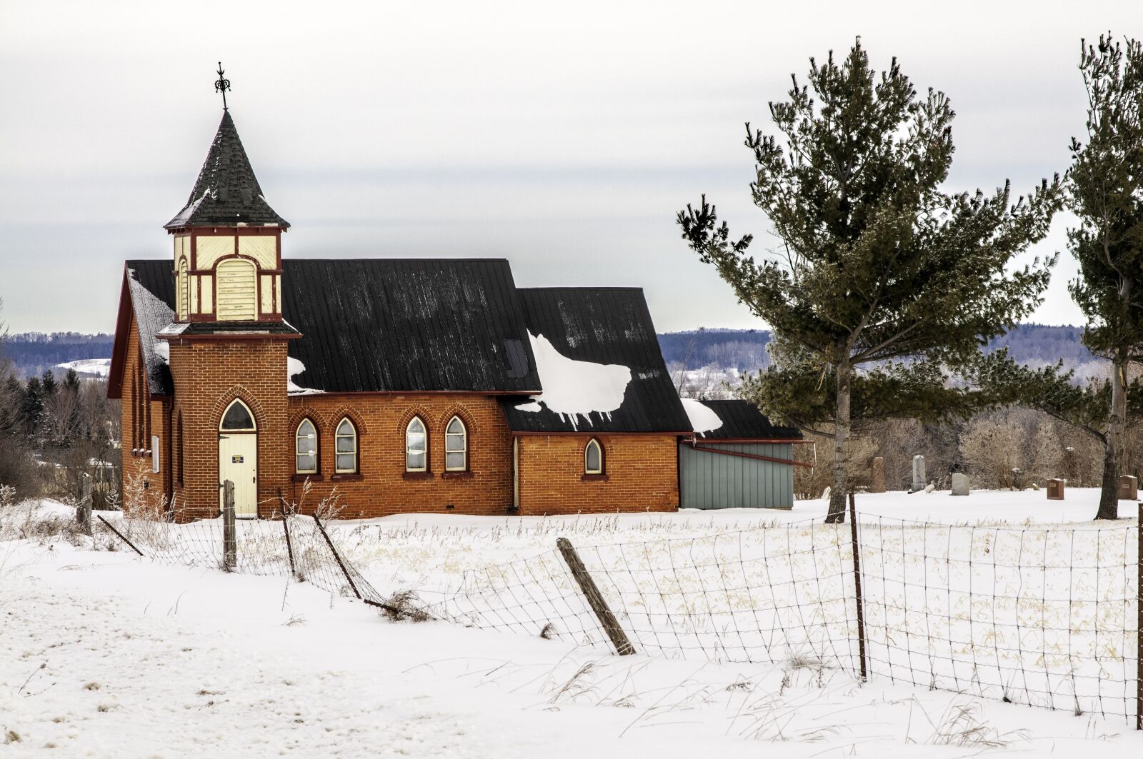 Nikon D300 sample photo. Church, snow, winter photography