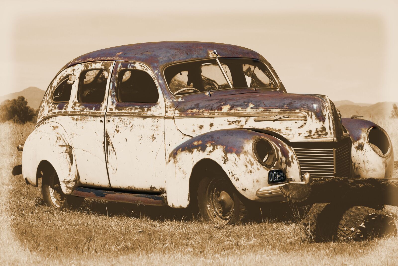 Sony Alpha DSLR-A350 sample photo. Vintage cars, transportation, automobile photography