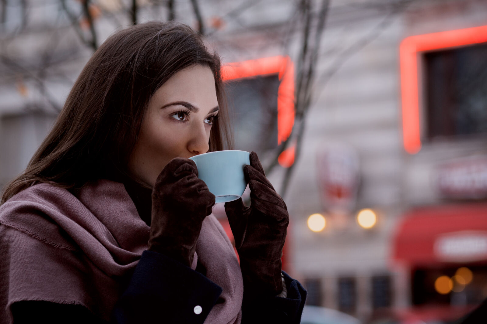Canon EOS 6D sample photo. Woman, drinking, tea photography