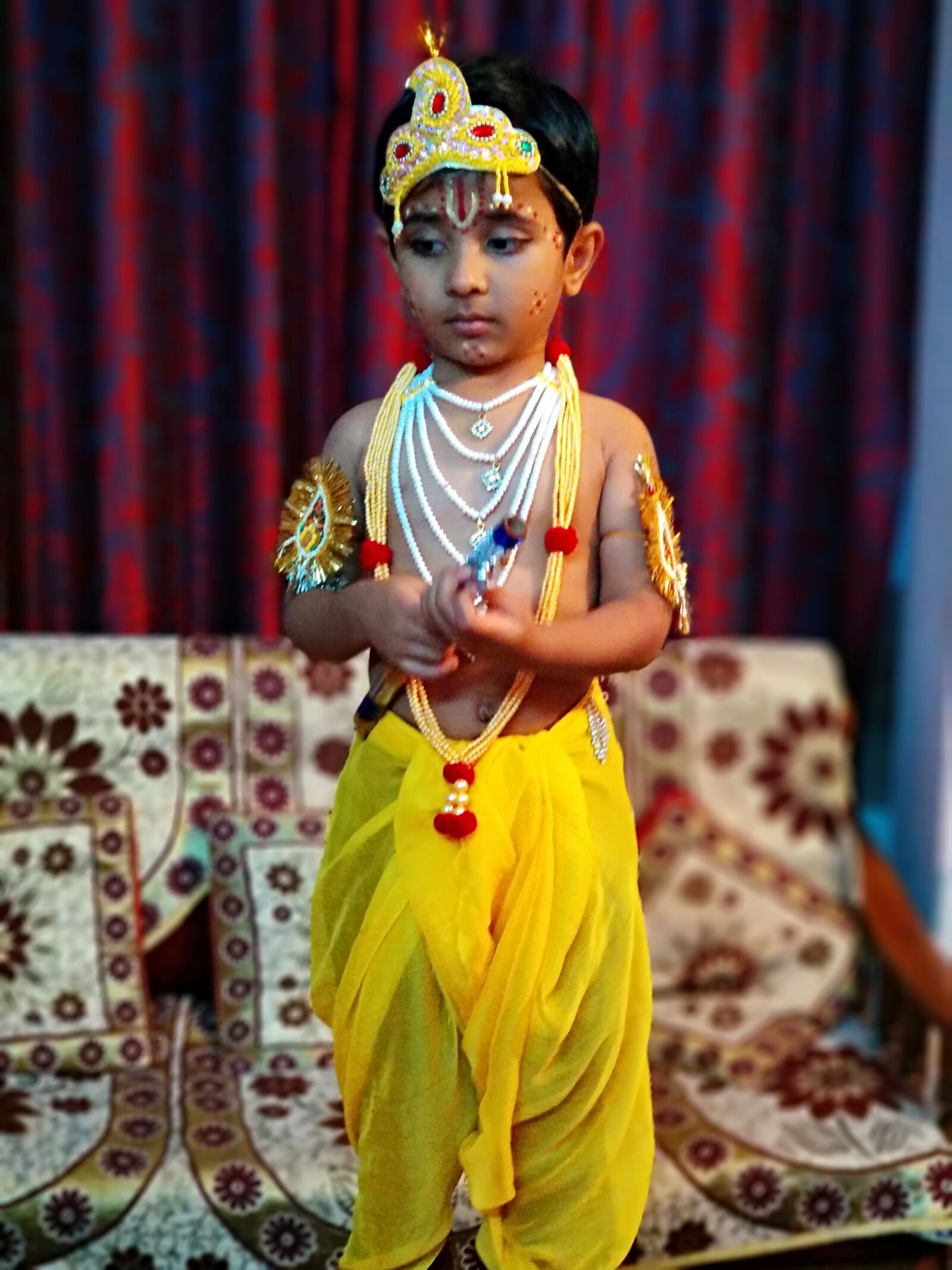 Xiaomi Mi A1 sample photo. Krishna, character, portrait photography