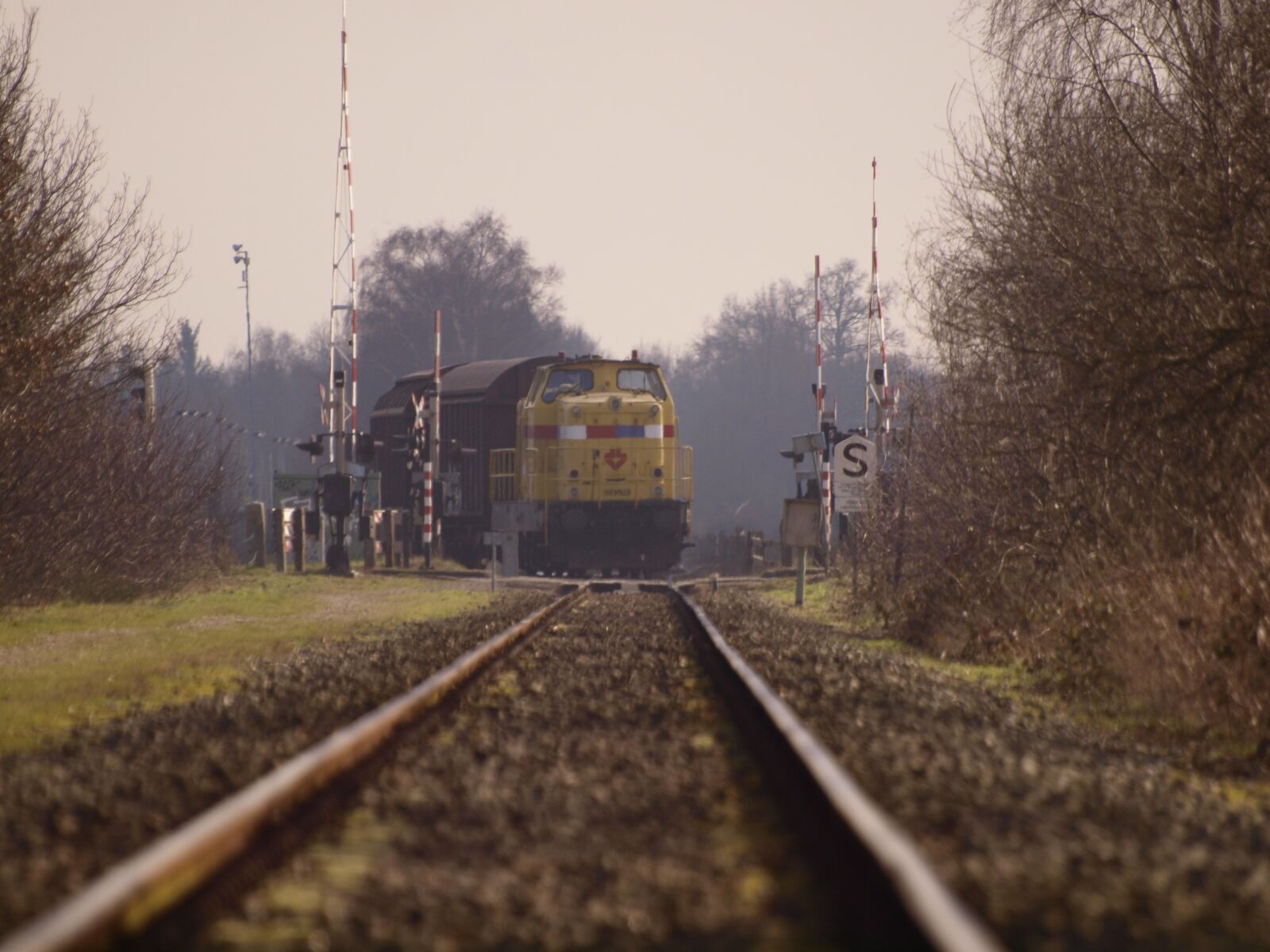 Olympus E-30 sample photo. Train, rails, railway photography