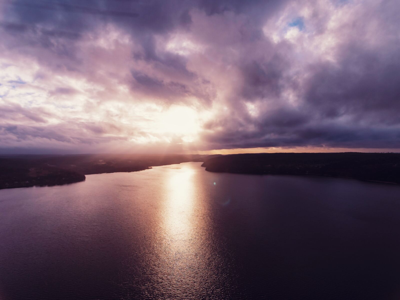 DJI FC330 sample photo. Sunset, body of water photography
