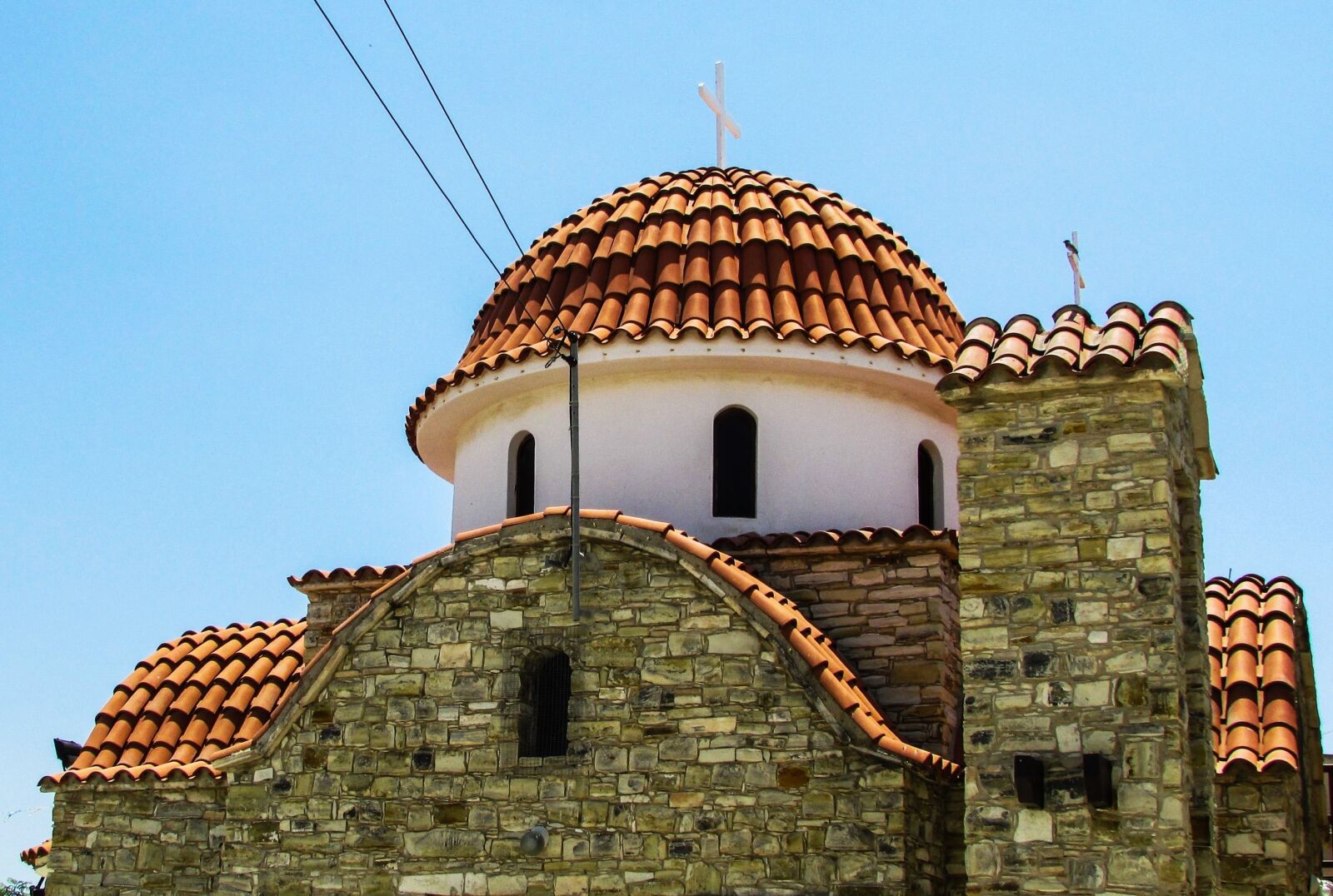 Canon PowerShot SX400 IS sample photo. Cyprus, anafotida, church photography