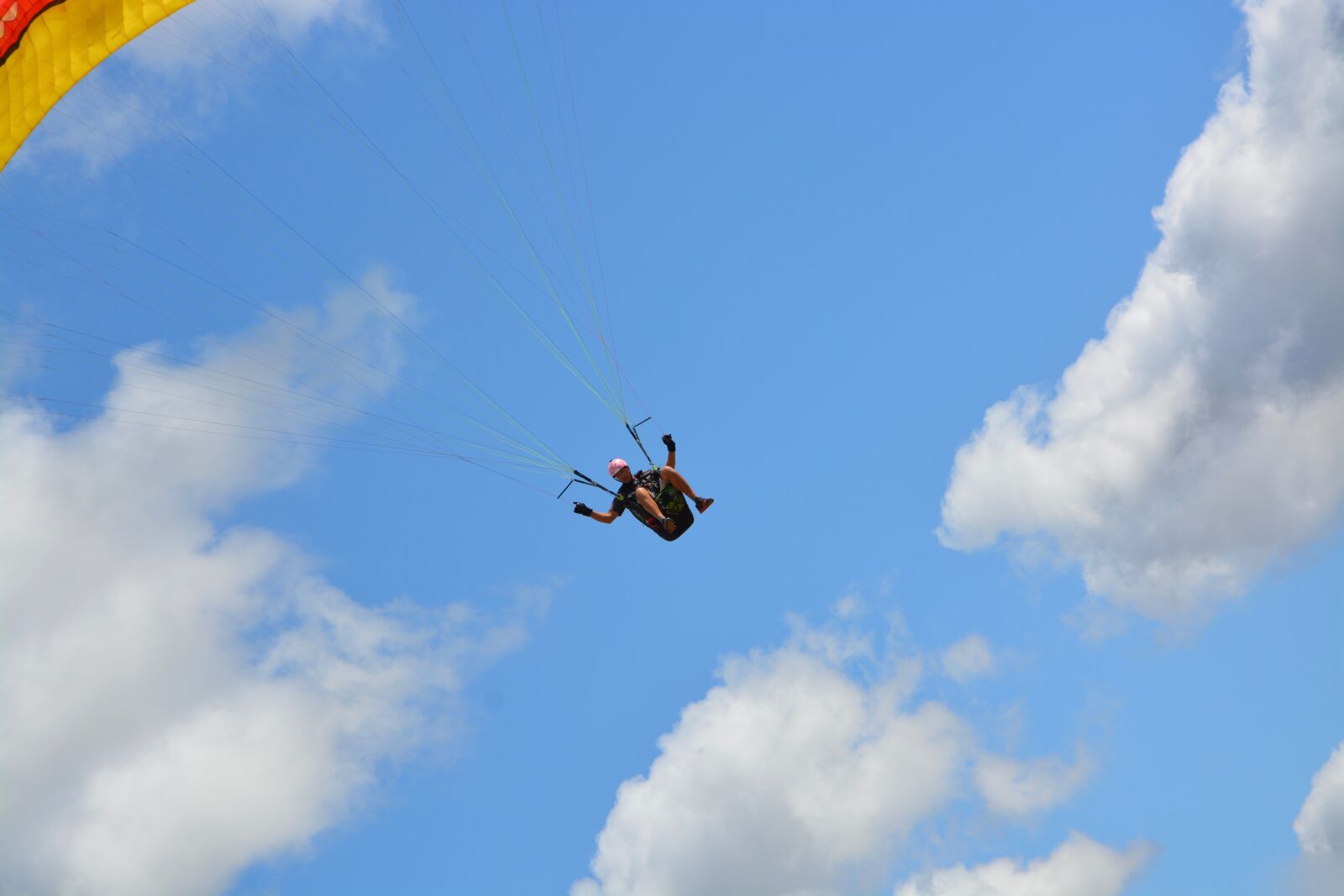 Nikon D5200 sample photo. Paragliding, paraglider, harness-paraglider photography
