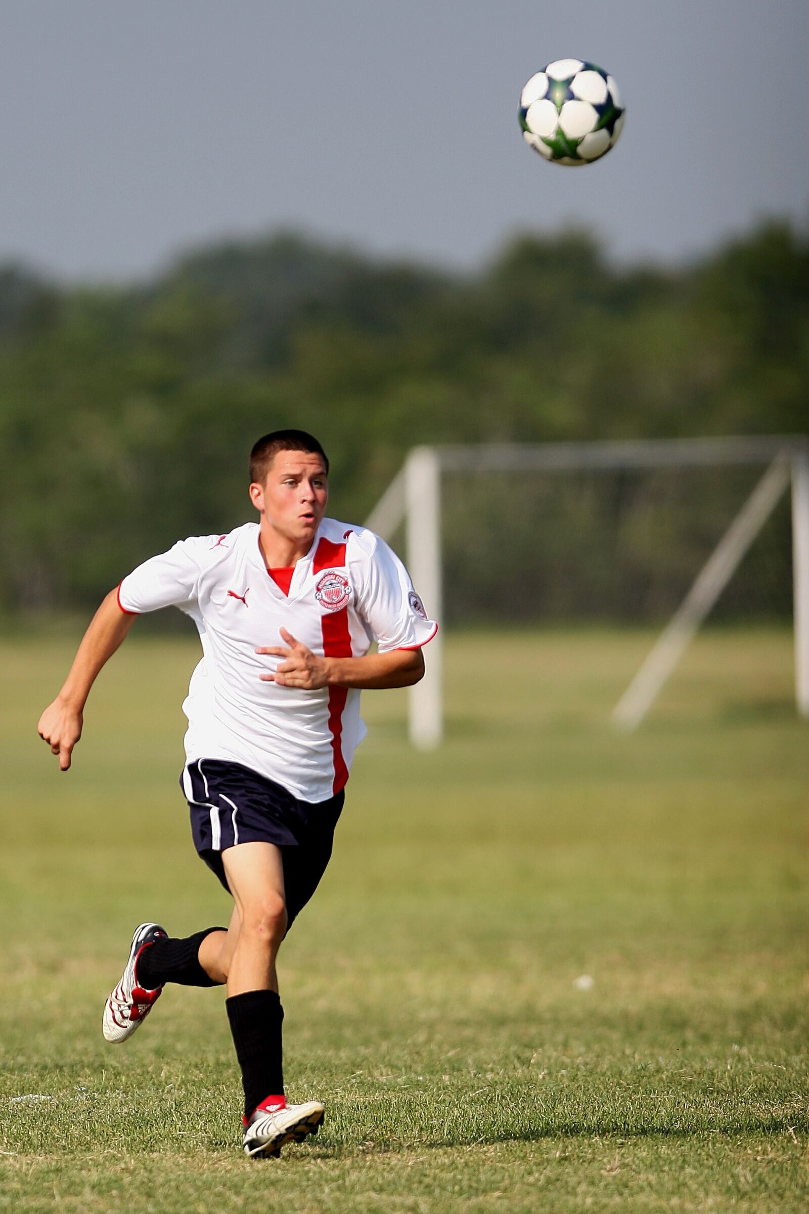 Canon EOS 30D sample photo. Soccer, ball, kick photography