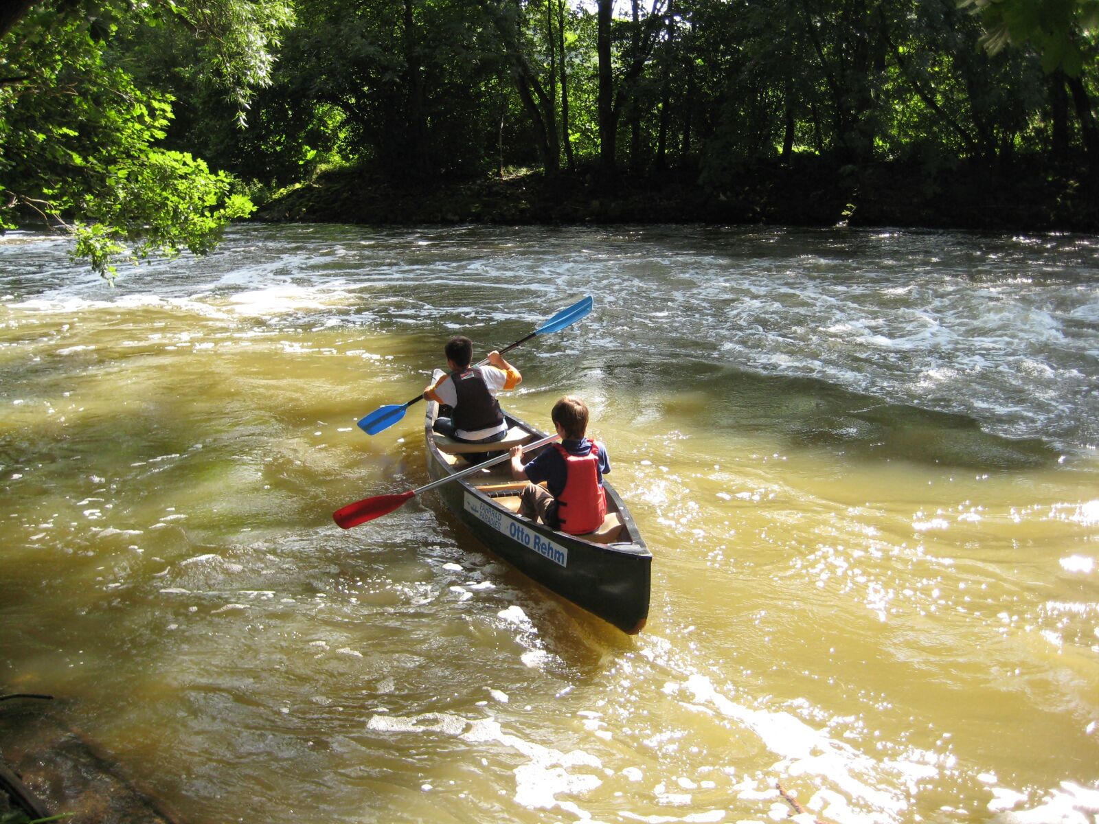 Canon DIGITAL IXUS 75 sample photo. Water, canoeing, river photography