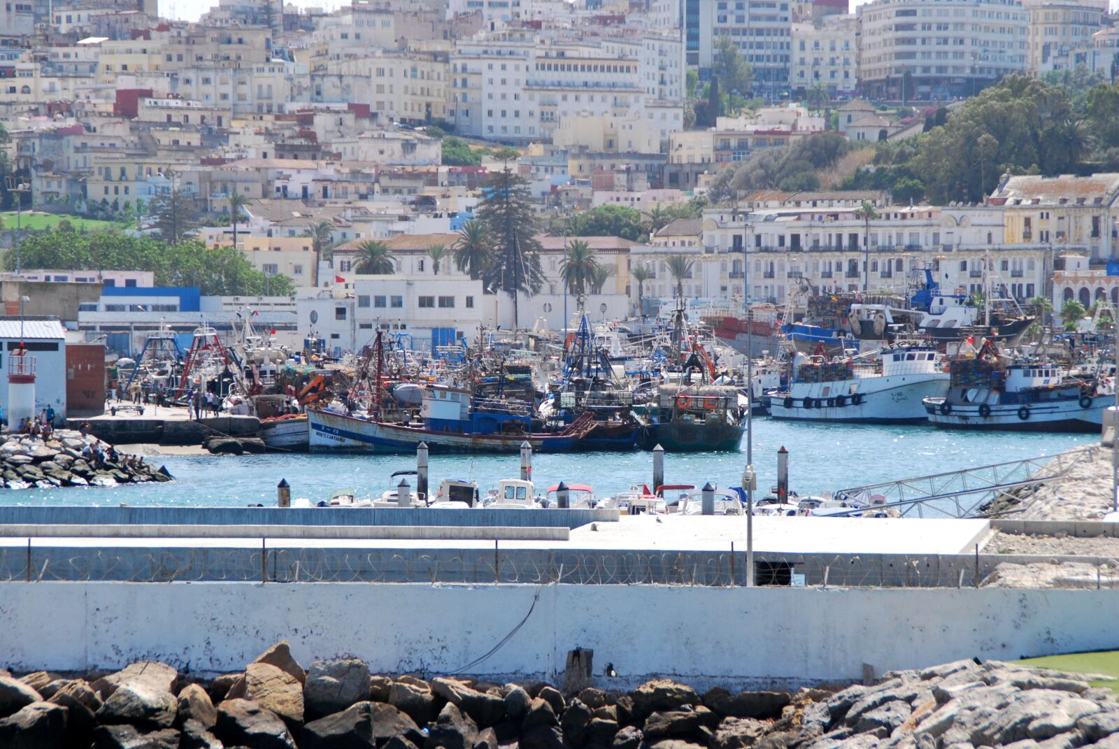 Nikon D60 sample photo. Tanger, morocco, ships photography