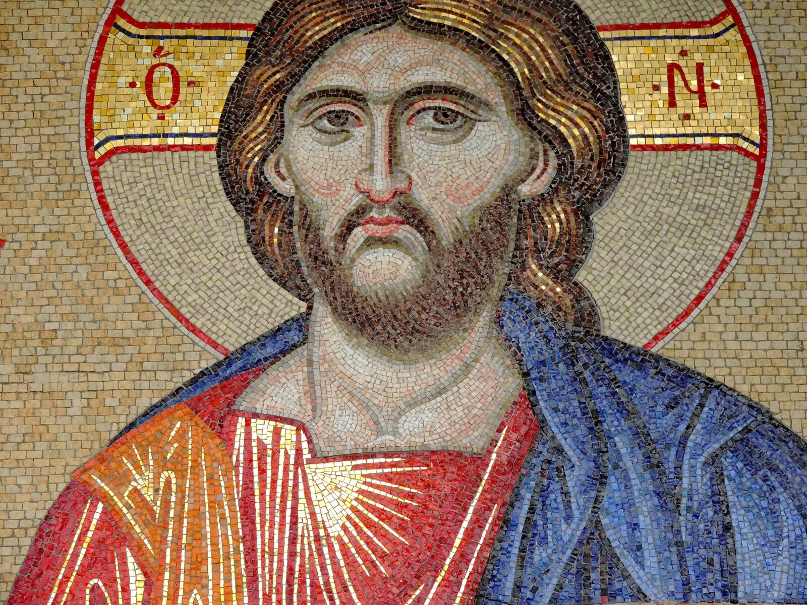 Nikon Coolpix P520 sample photo. Christ, christianity, icon, mosaic photography