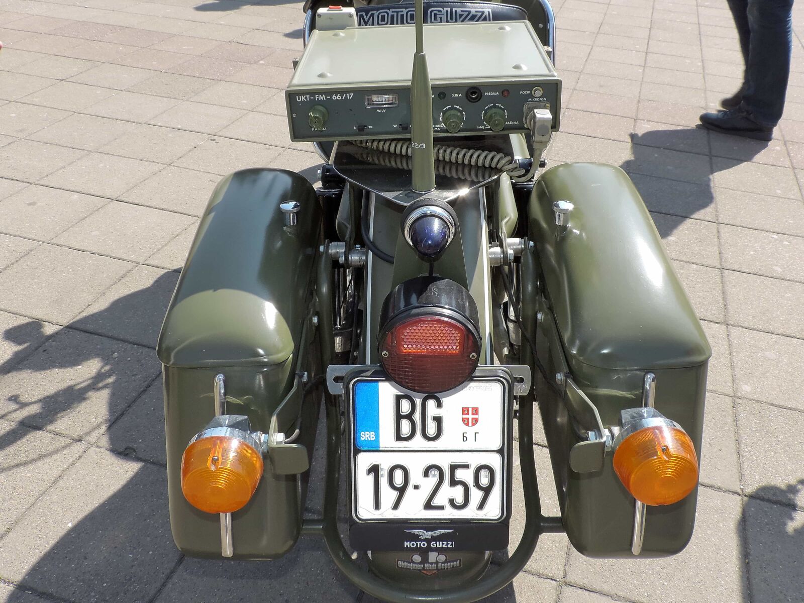 Nikon Coolpix P520 sample photo. Military, motorcycle, parking lot photography