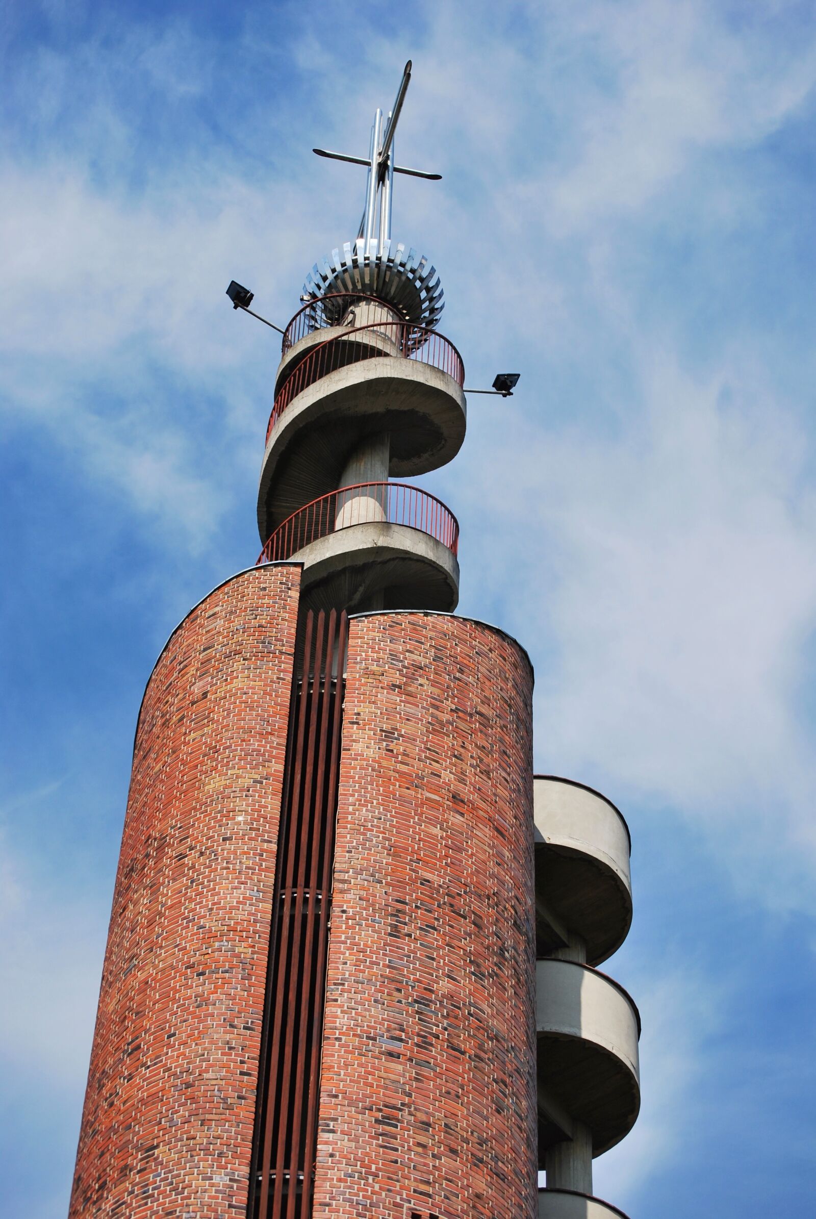 Nikon D60 sample photo. Church, tower, brick photography
