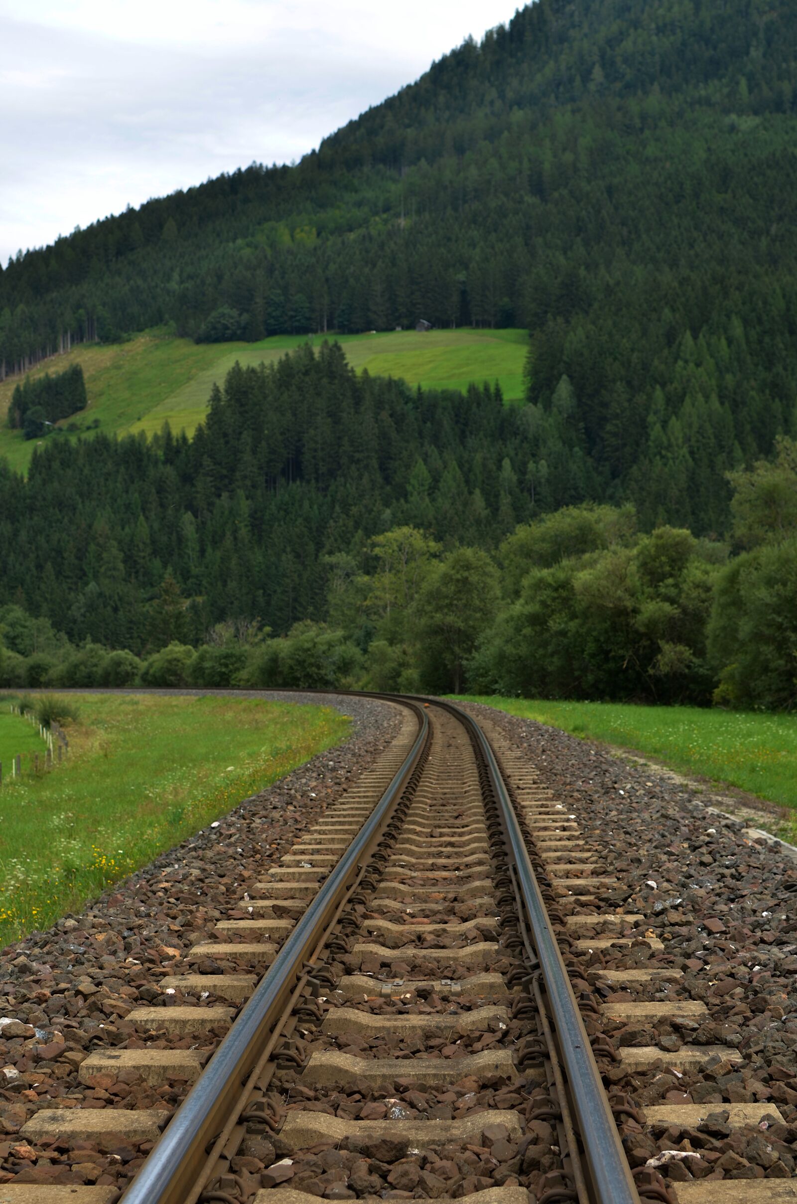 Nikon D7000 sample photo. Tracks, railway line, railway photography
