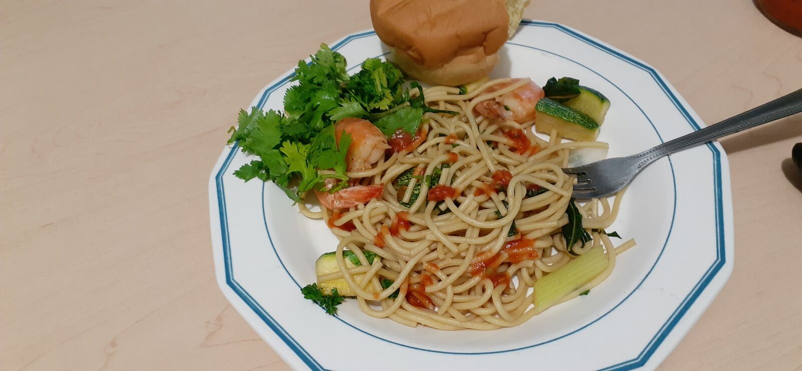 Samsung Galaxy A20 sample photo. Spaghetti, food, healthy photography