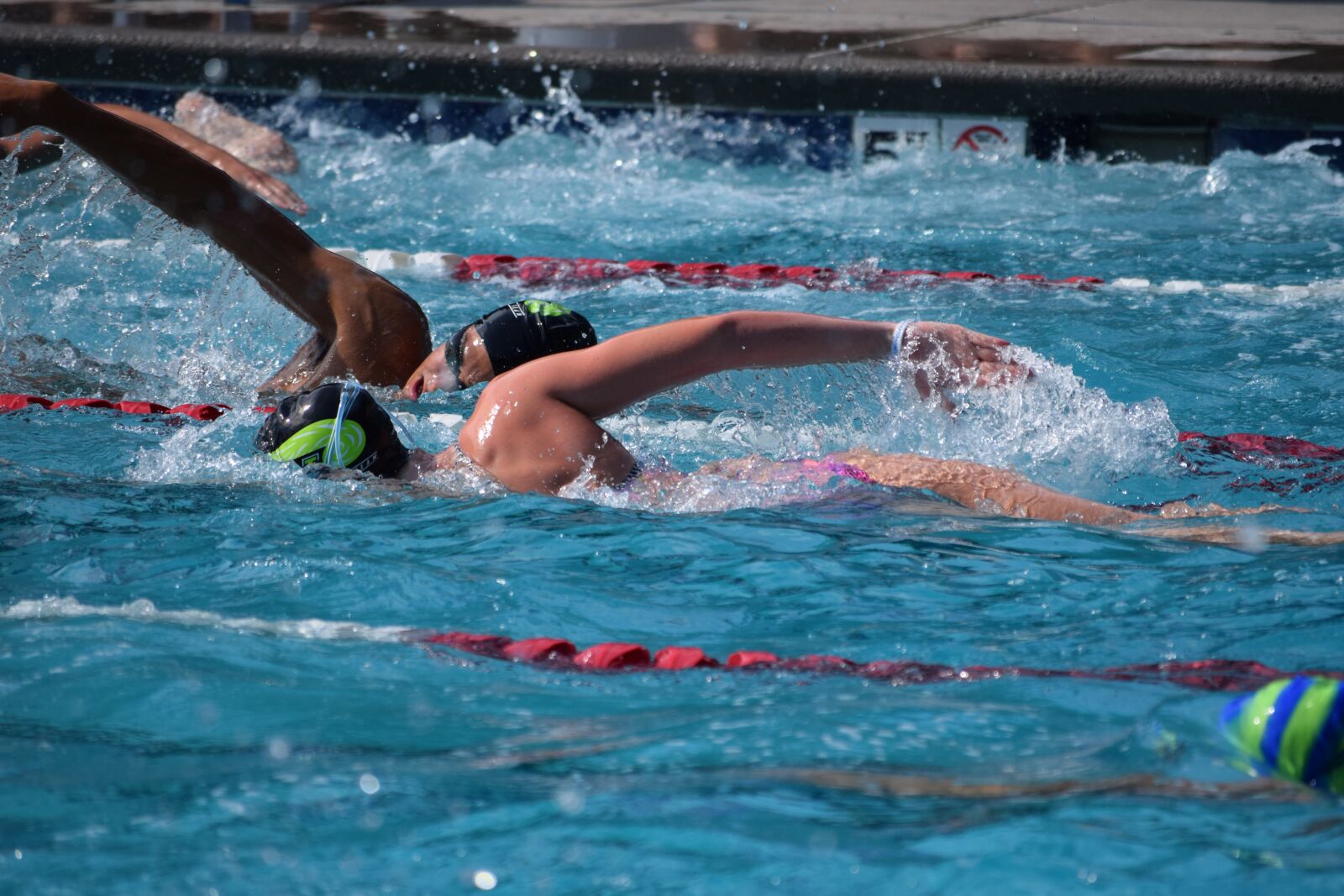 Nikon D3300 sample photo. Young swimmers, free style photography
