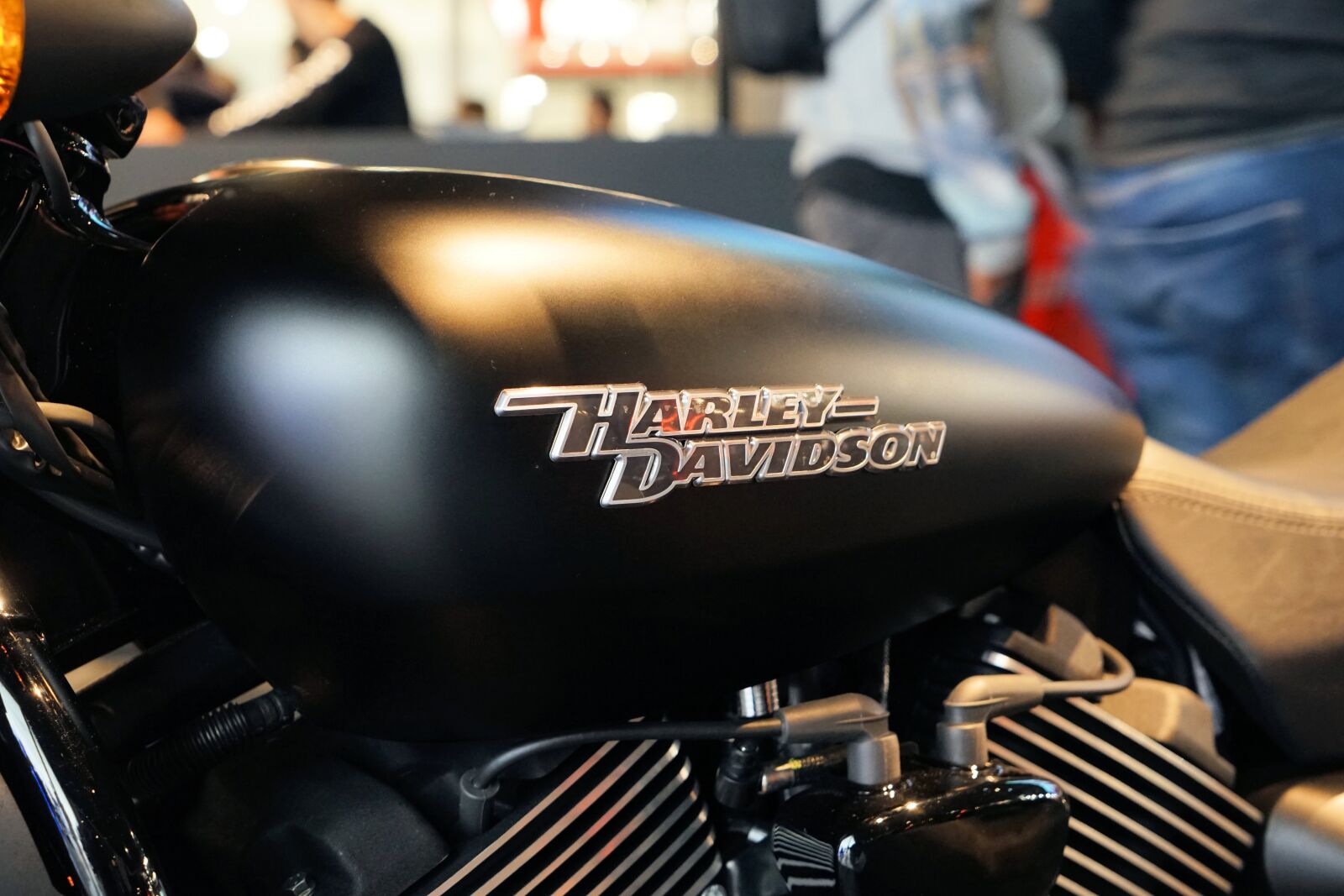 Sony a7 II + Sony Vario Tessar T* FE 24-70mm F4 ZA OSS sample photo. Harley davidson, eicma, logo photography