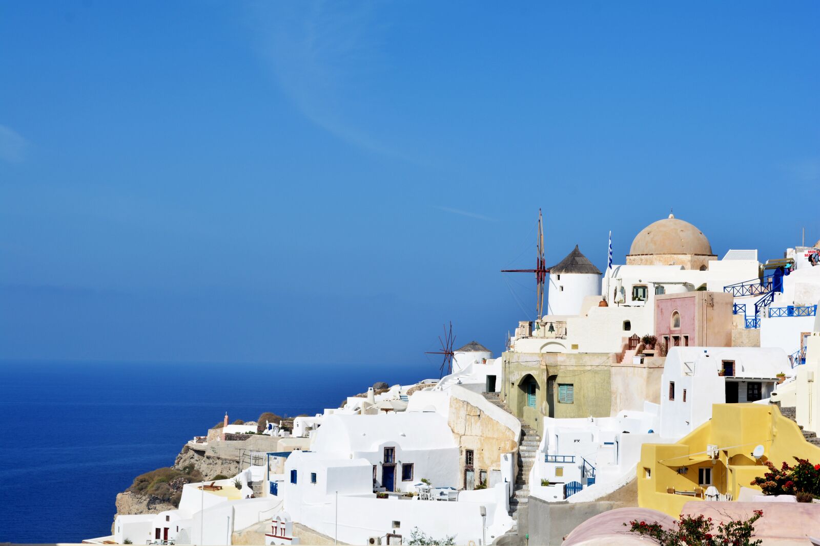 Nikon D5200 sample photo. Santorini, greece, white houses photography