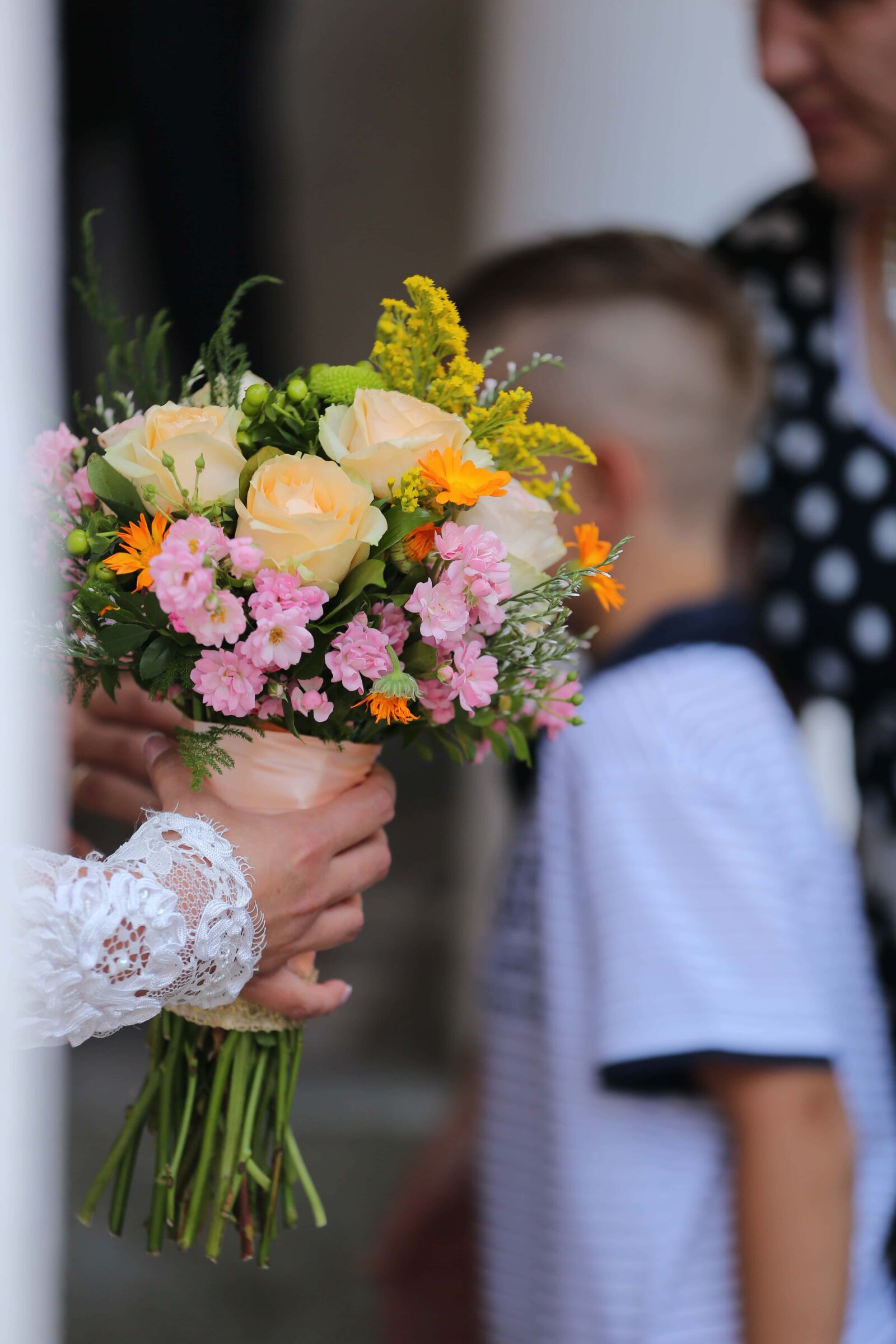 Canon EOS 5D Mark III sample photo. Wedding bouquet, wedding, hands photography