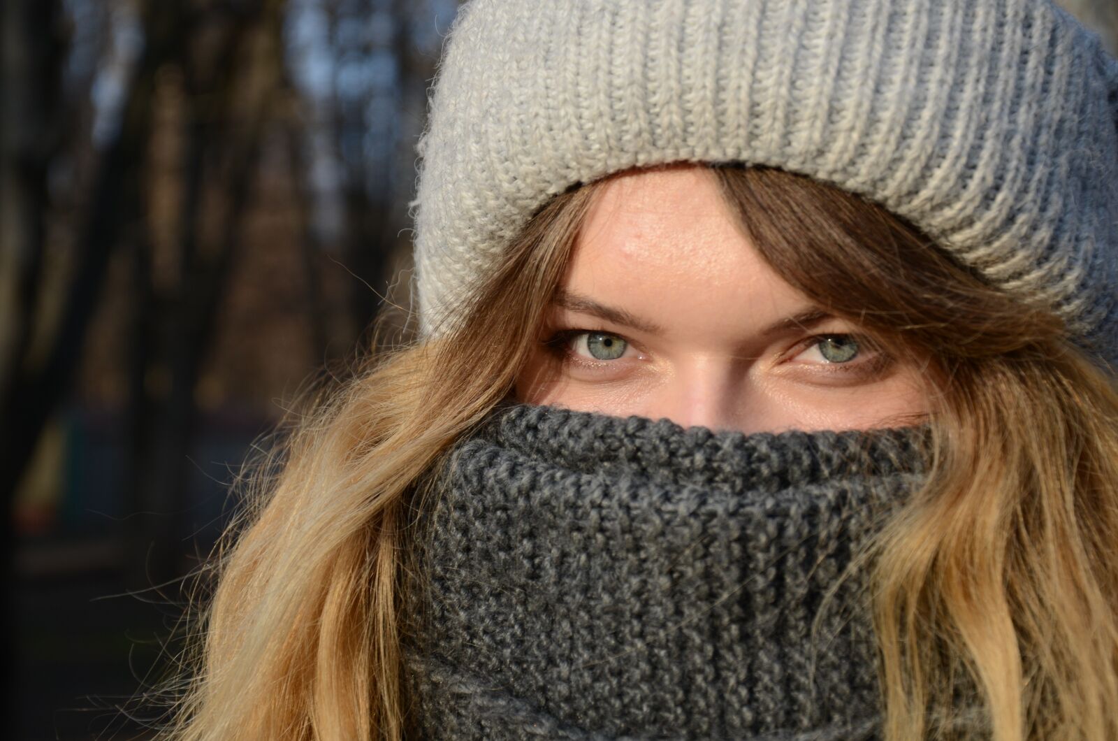 Nikon D7000 sample photo. Winter, coldly, portrait photography
