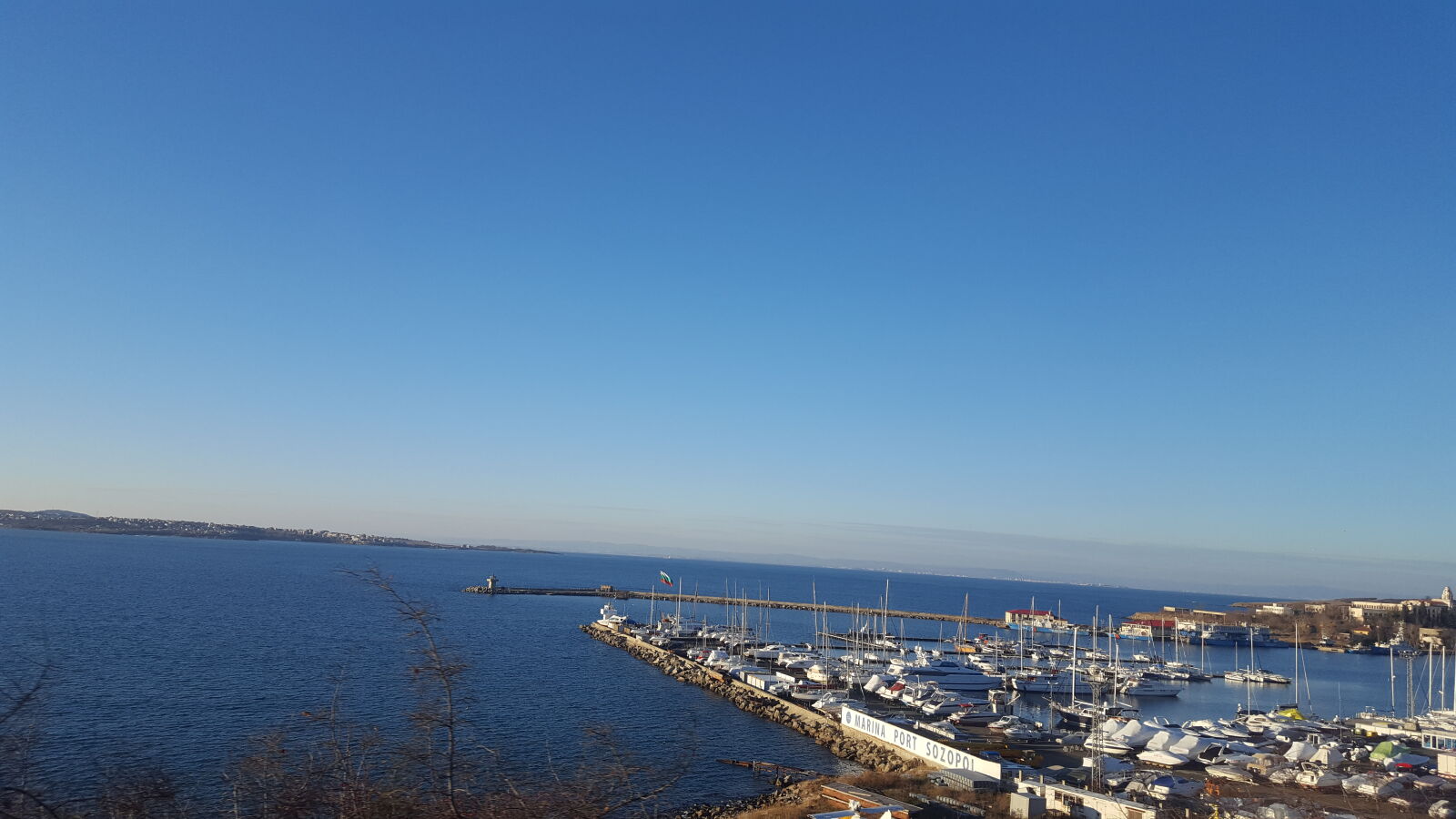 Samsung GALAXY S6 edge sample photo. Black, sea, boats, bulgaria photography