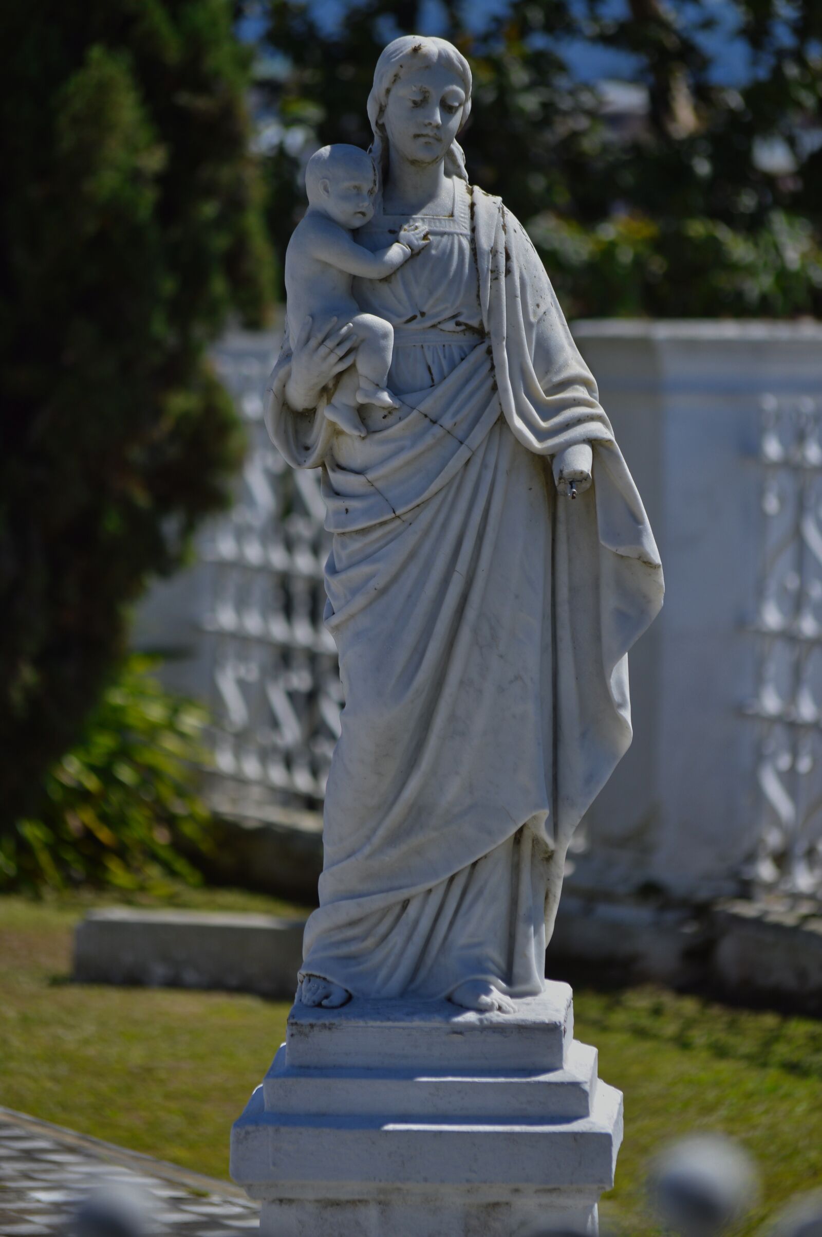 Nikon D3200 sample photo. Costa rica, cemetery, sculpture photography