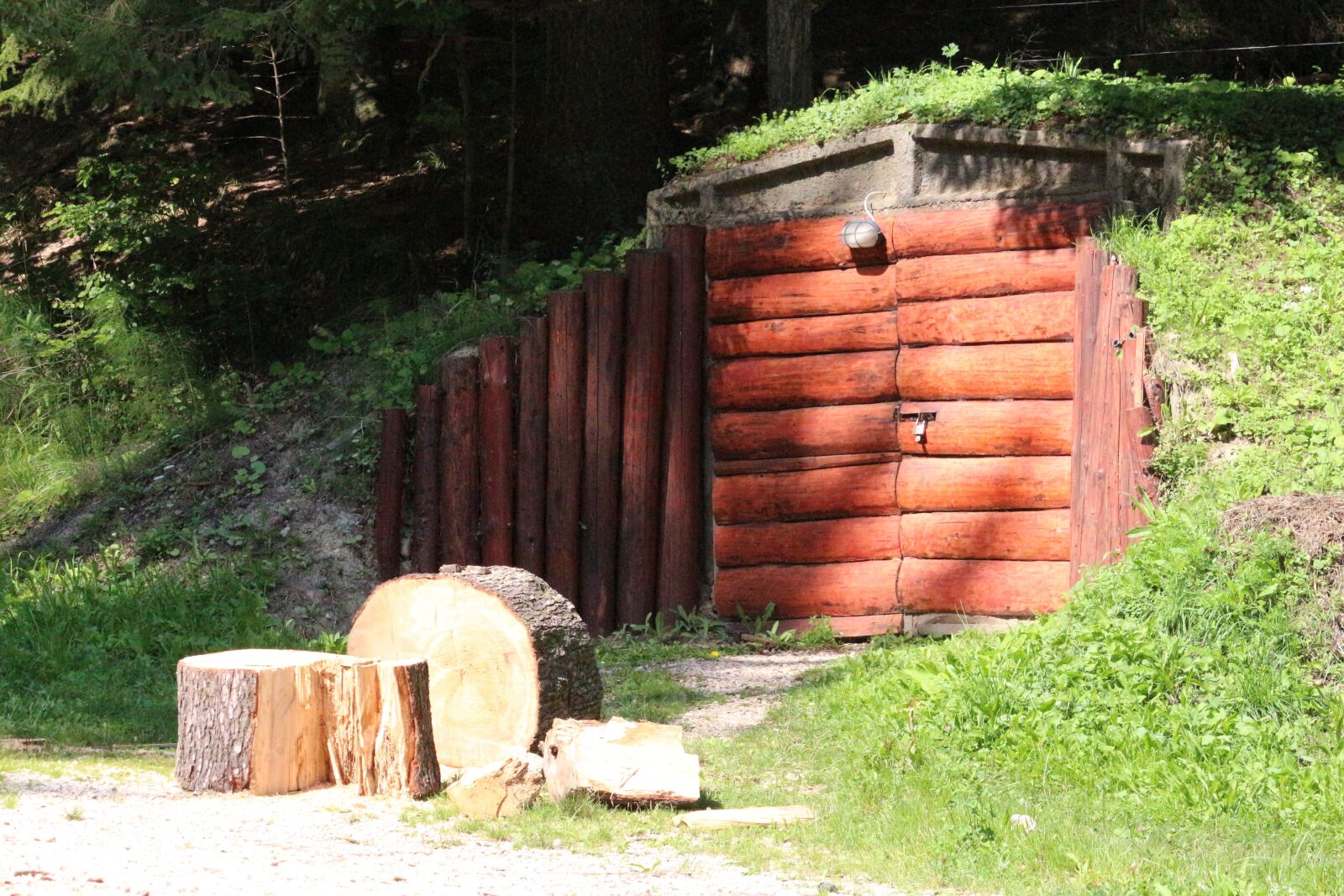 Canon EOS 700D (EOS Rebel T5i / EOS Kiss X7i) sample photo. Wood, under, building photography
